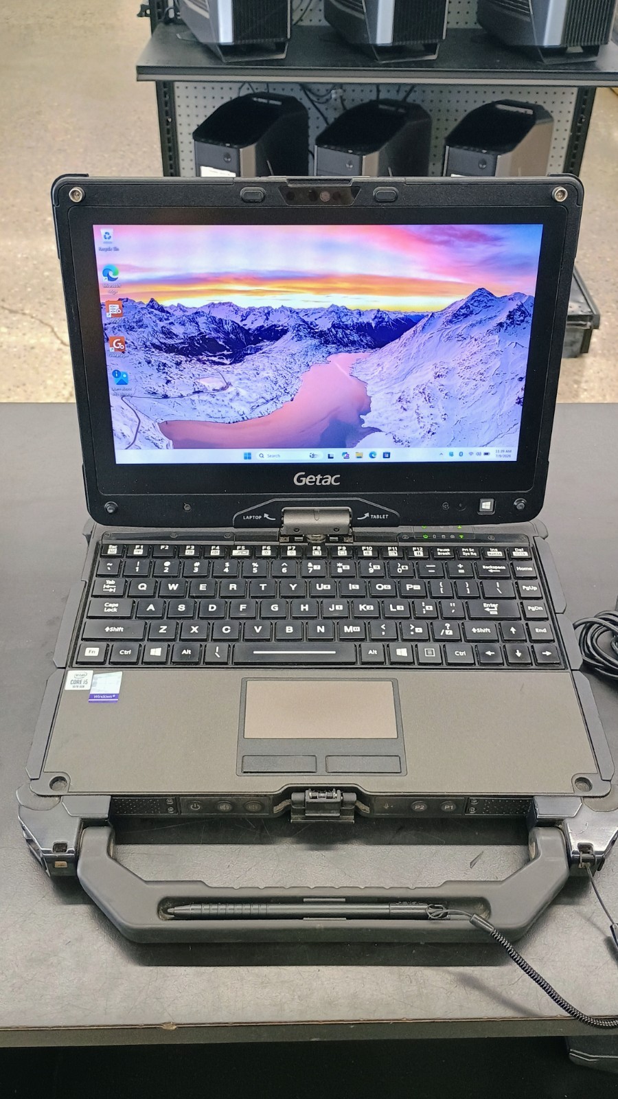 Getac V110G6 Quad Core i5-10210U 1.60GHz – 256GB SSD – 16GB – Win 11 Pro