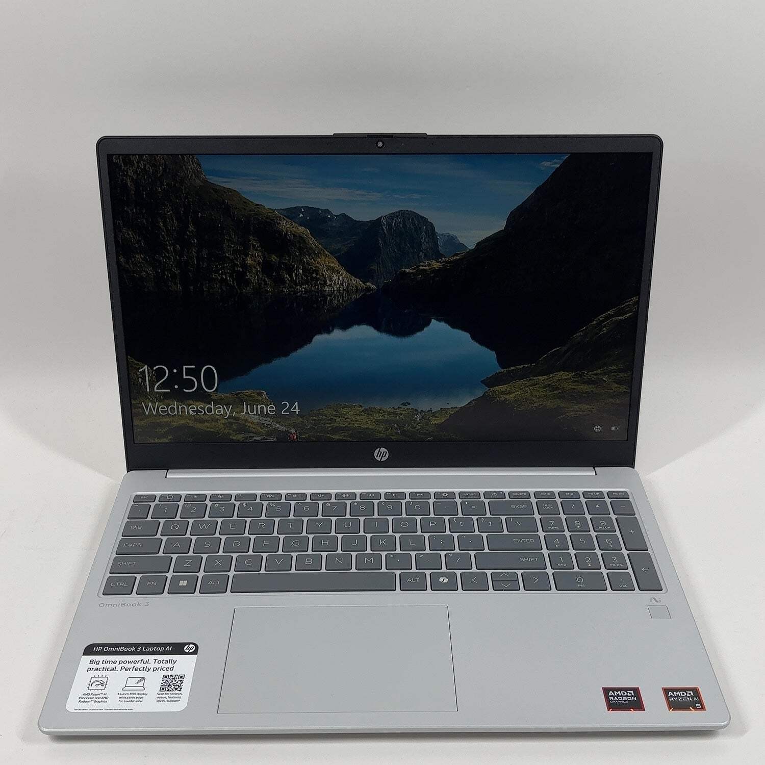 HP Omnibook 3 15-FN0506NR 15.6″ Ryzen AI 5 330 2.0GHz 16GB RAM 256GB SSD