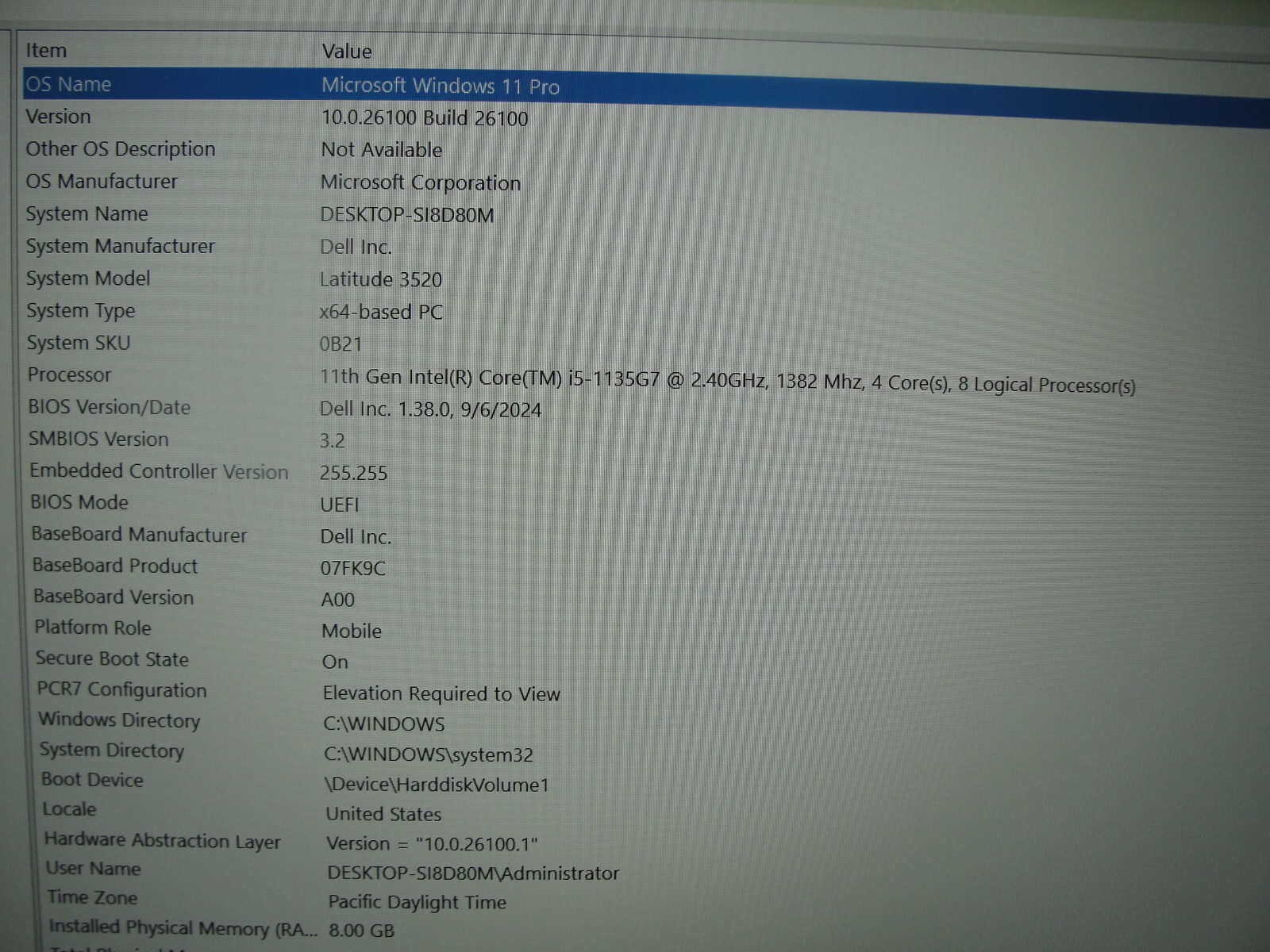 Dell Latitude 3520 15.6” FHD Intel Core i5-1135G7 2.4GHz 8GB 256GB SSD Charger