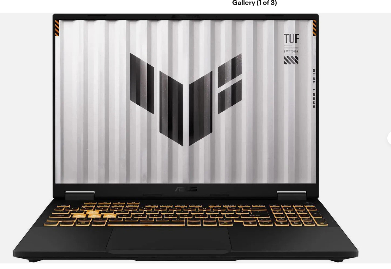 ASUS FX608JMR-SH73 TUF Gaming F16 16″ WUXGA i7-14650HX 2.2GHz NVIDIA GeForce RTX