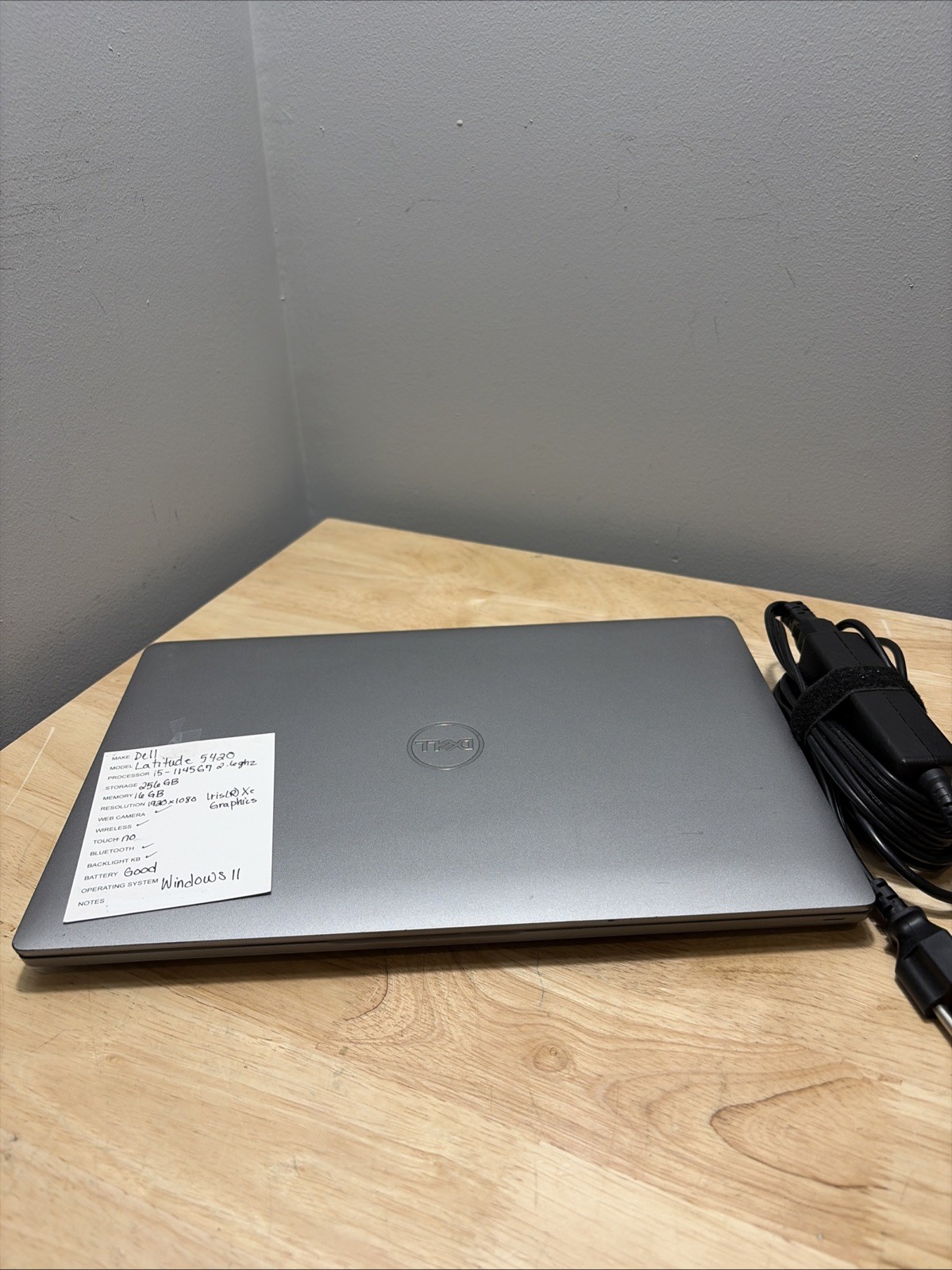 Dell Latitude 5420 14” FHD, 256GB SSD Intel i5-1145G7 16GB WCam WiFi Win 11 Pro