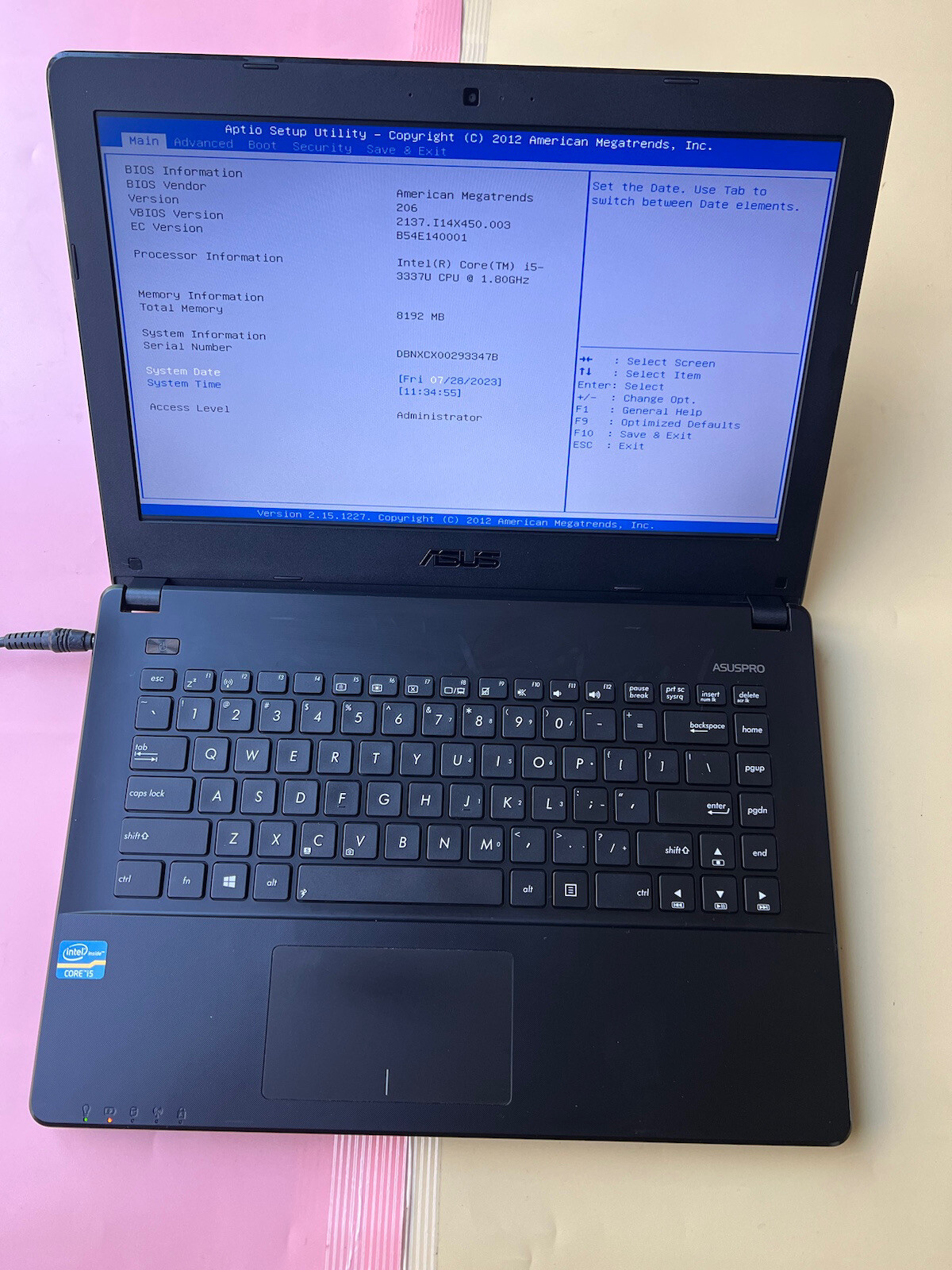 ASUS P450C Intel Core i5-3337U 1.80Ghz 8GB RAM 500GB HDD HDMI WEBCAM BLUETOOTH