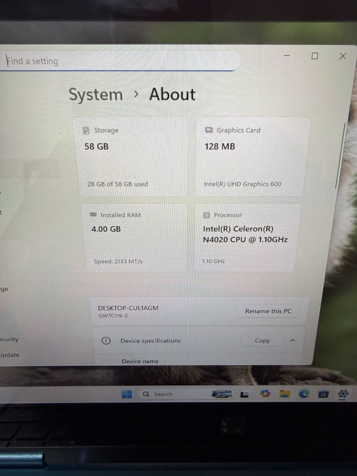 Gateway GWTC116-2BL Intel Celeron n4020 1.1 GHz 4GB RAM 64 GB Touch Screen