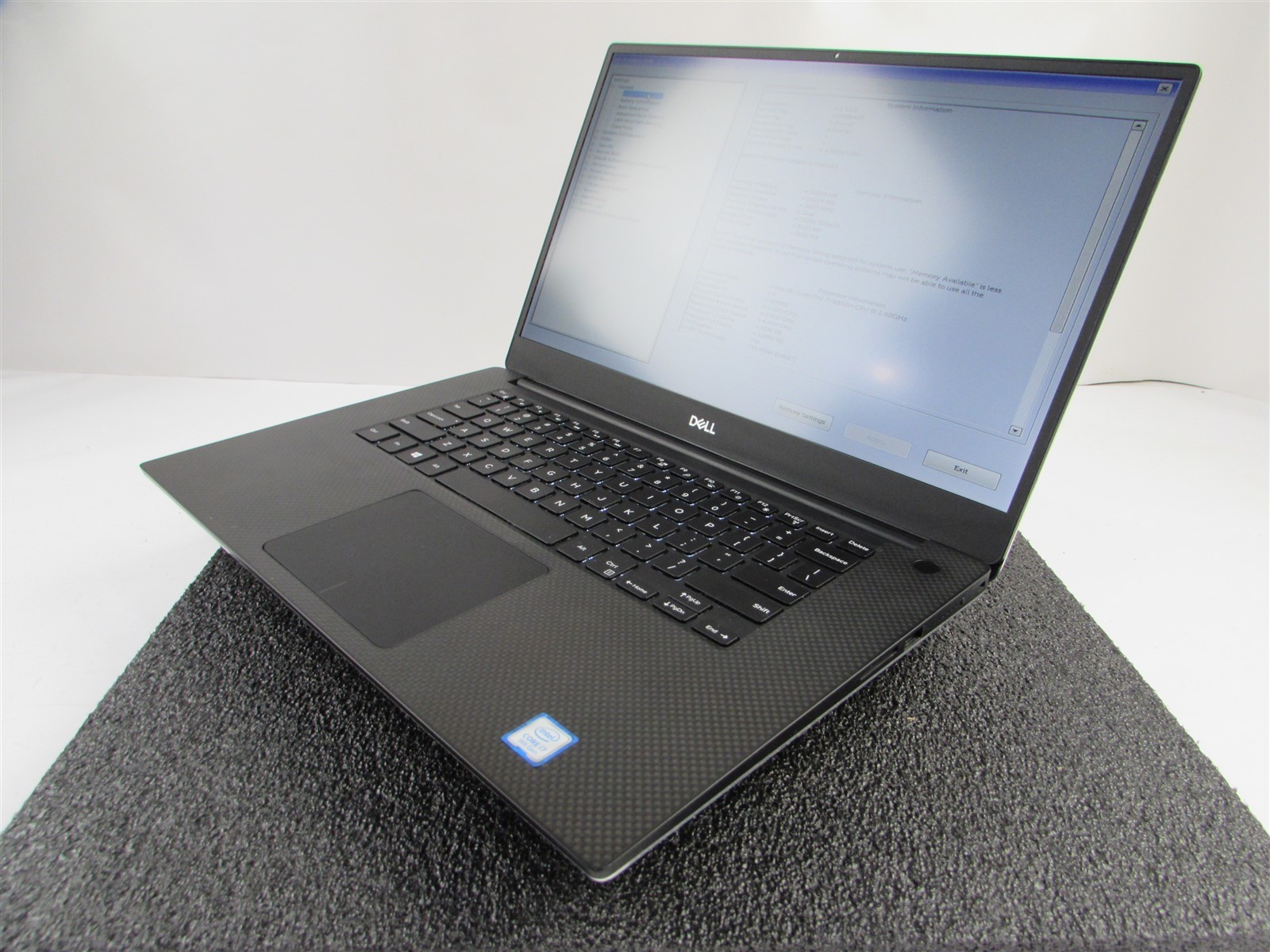 DELL PRECISION 5540 1920X1080 FHD I7-9850H 512GB SSD 16GB RAM T2000 NO O.S