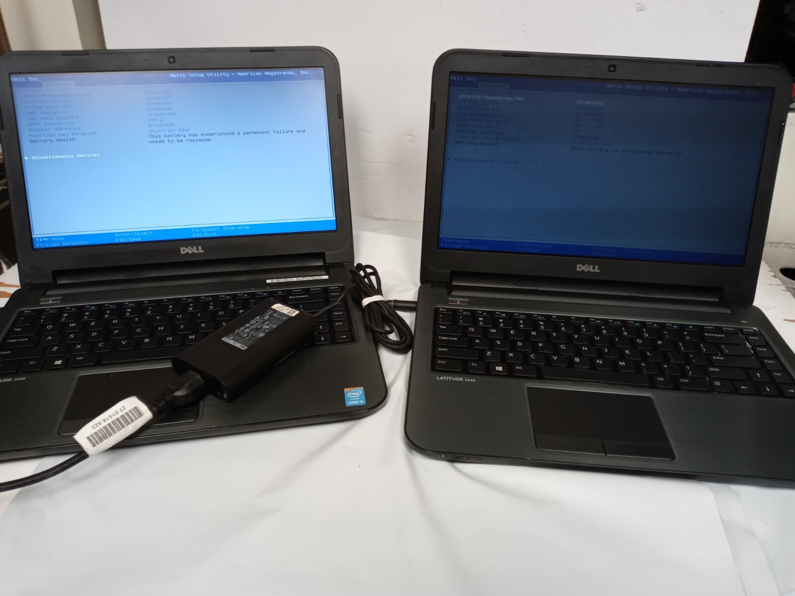 DELL LATITUDE 3440 CORE I5-4210U @ 1.70GHz 4GB RAM NO HDD/OS LOT OF 2