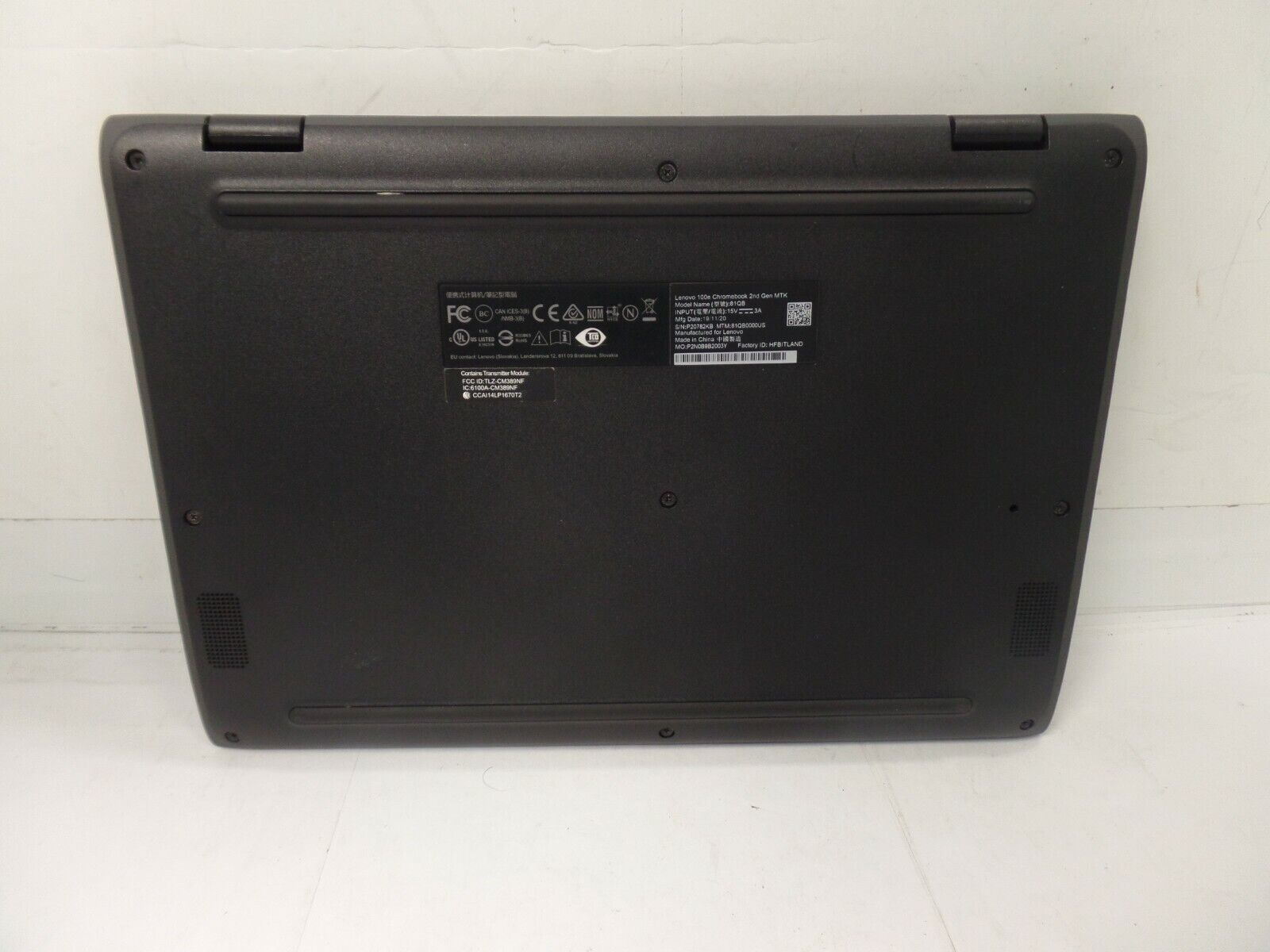 Lenovo 100e 11.6″ Chromebook Kids School Laptop 4GB 32GB USB-C Webcam AS-IS READ