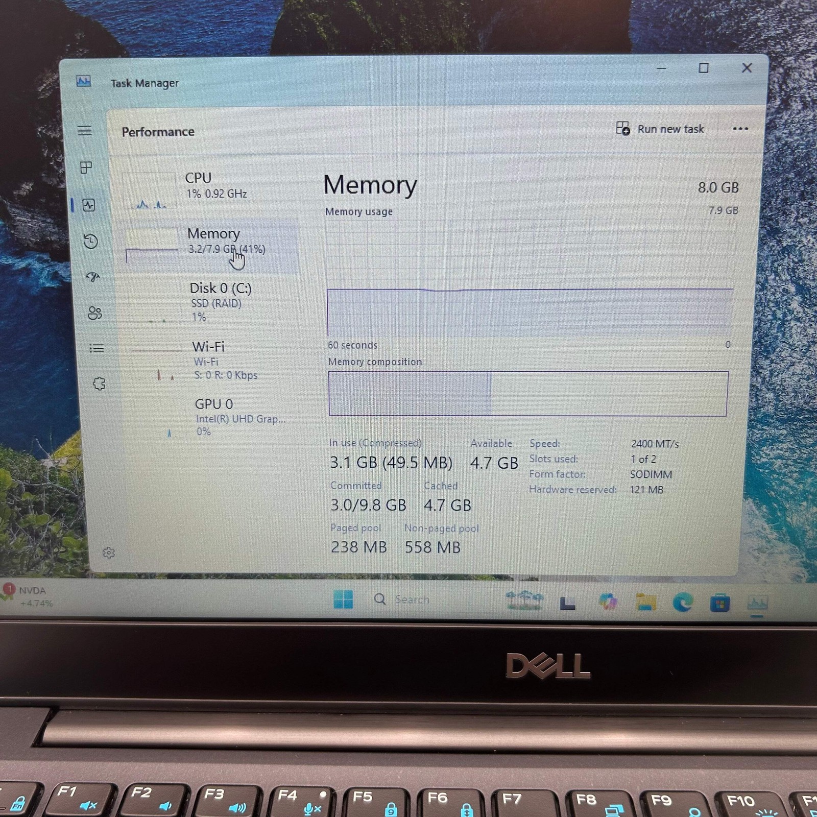 Dell Latitude 7290 Windows 11 Laptop Intel i5-8350U 8GB RAM 256GB 13″