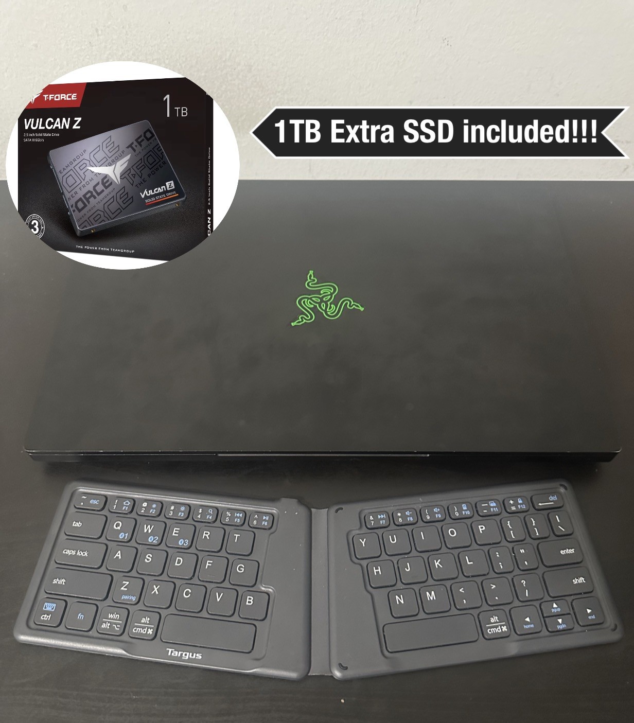 Razer Blade 15 Base 2019| i7-9750H|RTX 2060 6GB| 16GB RAM|1.5TB|READ DESCRIPTION