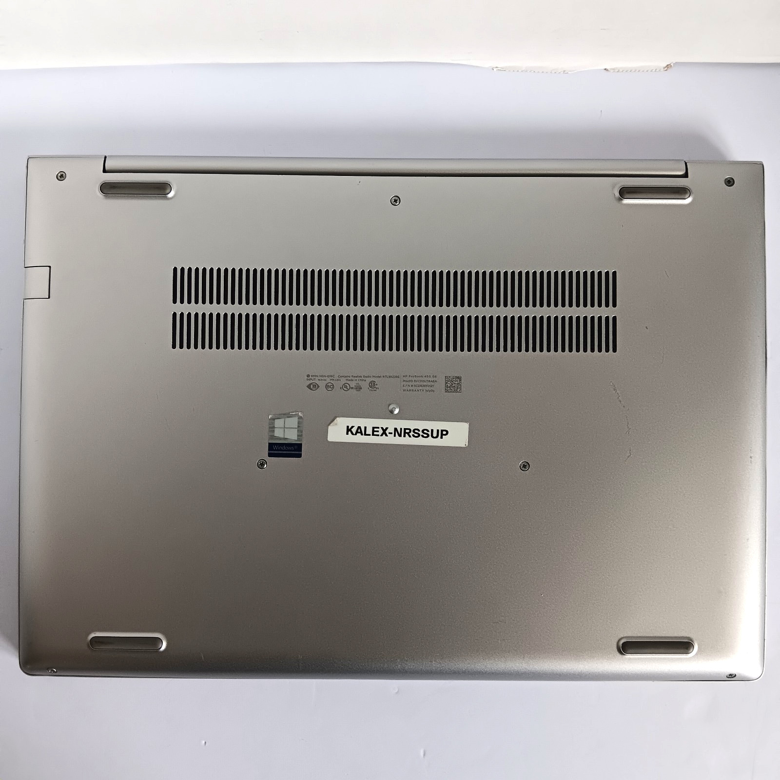 HP ProBook 450 G6 15.6″ Laptop 256GB M.2 SSD RAM No Charger Untested AS-IS