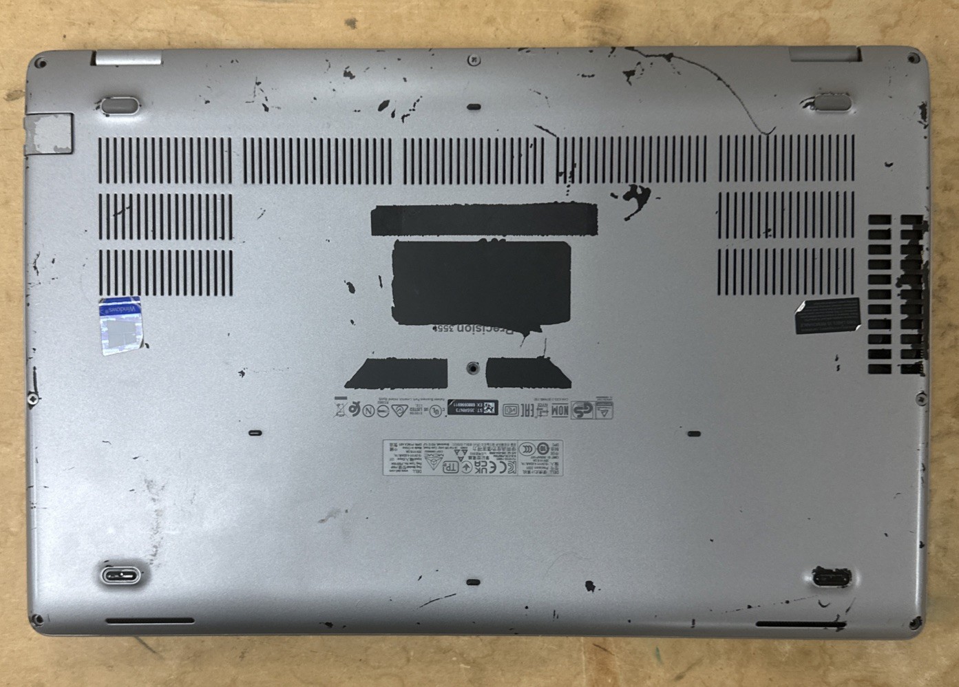 Dell Precision 3551 Intel Core i7-10750H 16GB RAM Fair battery No HDD/OS