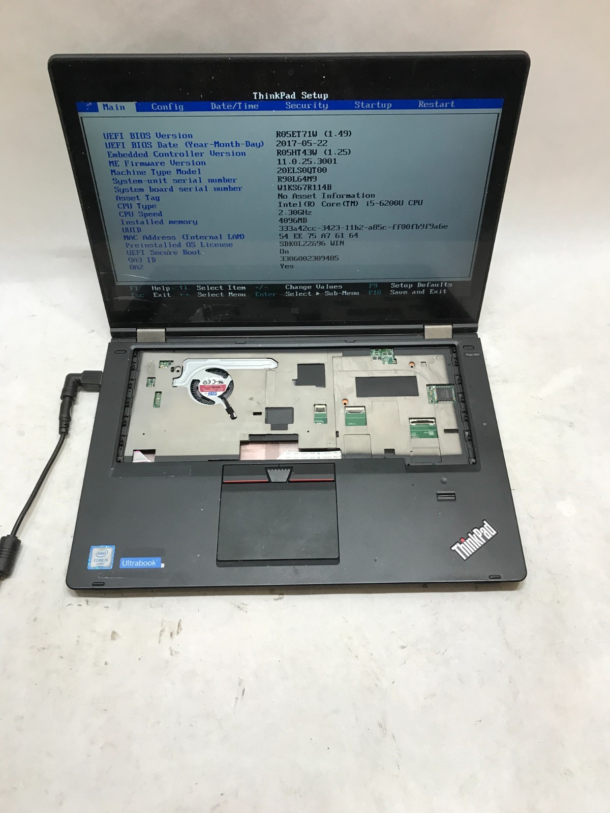 Lenovo ThinkPad Yoga 460 14″ Intel Core i5 4GB RAM NO HDD/OS For Parts READ – DW