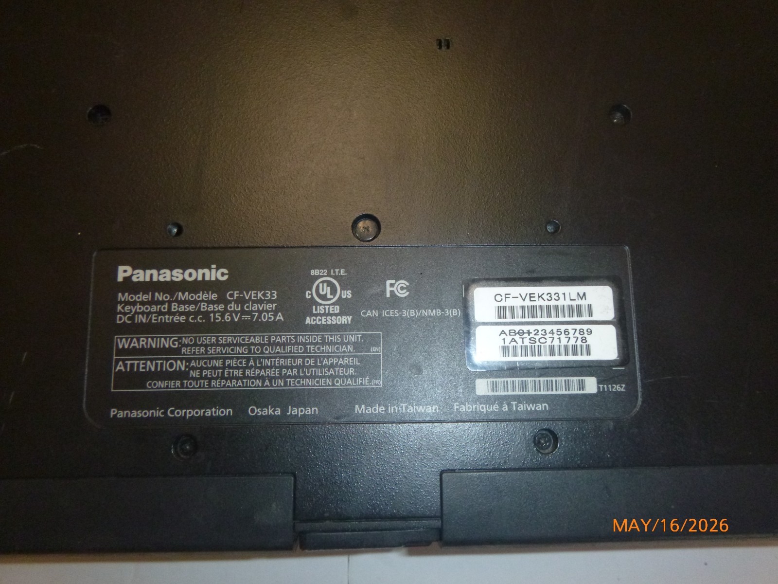 Panasonic Toughbook CF-33 i7-7600U 2.8GHz 16GB 512GB – Win 11 Pro – MS Office