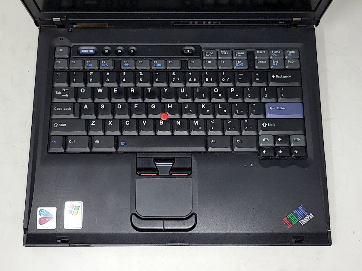 IBM Thinkpad R51 1836Q4U Laptop INTEL PENTIUM M 768MB SEE NOTES