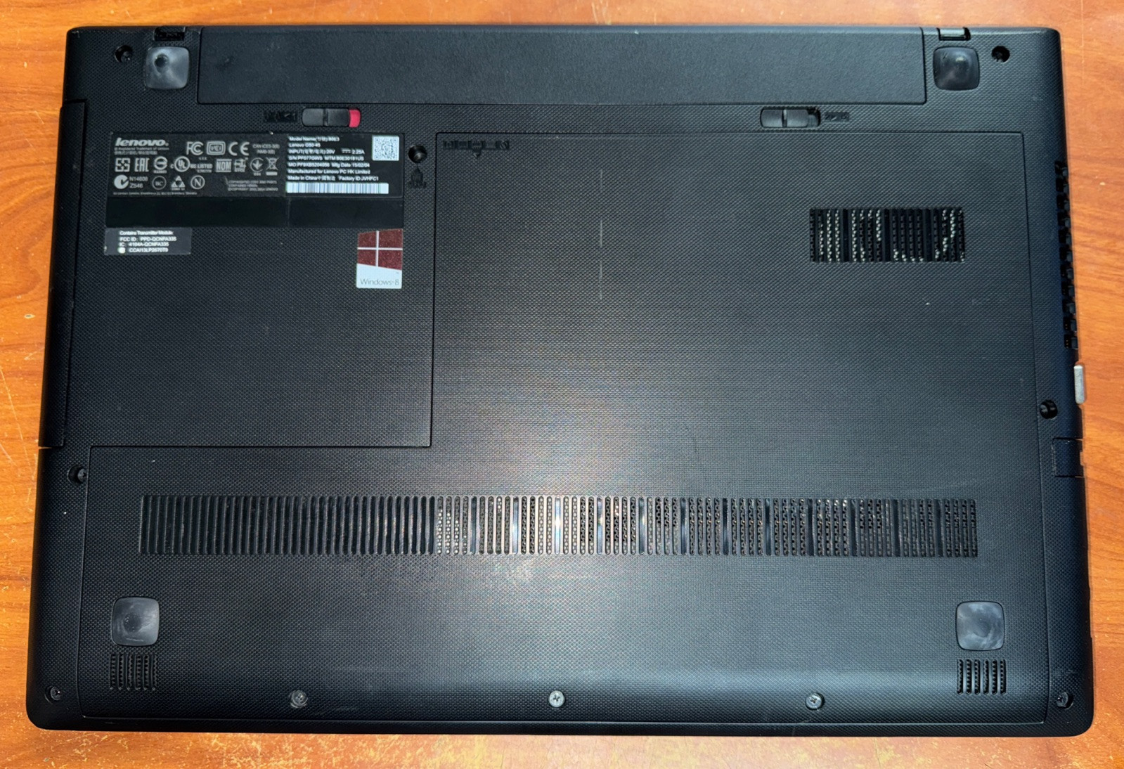 Lenovo G50-45 80E3, AMD A8-6410 @ 2.4GHz, 6GB DDR3-1600 RAM, 500GB, PARTS ONLY