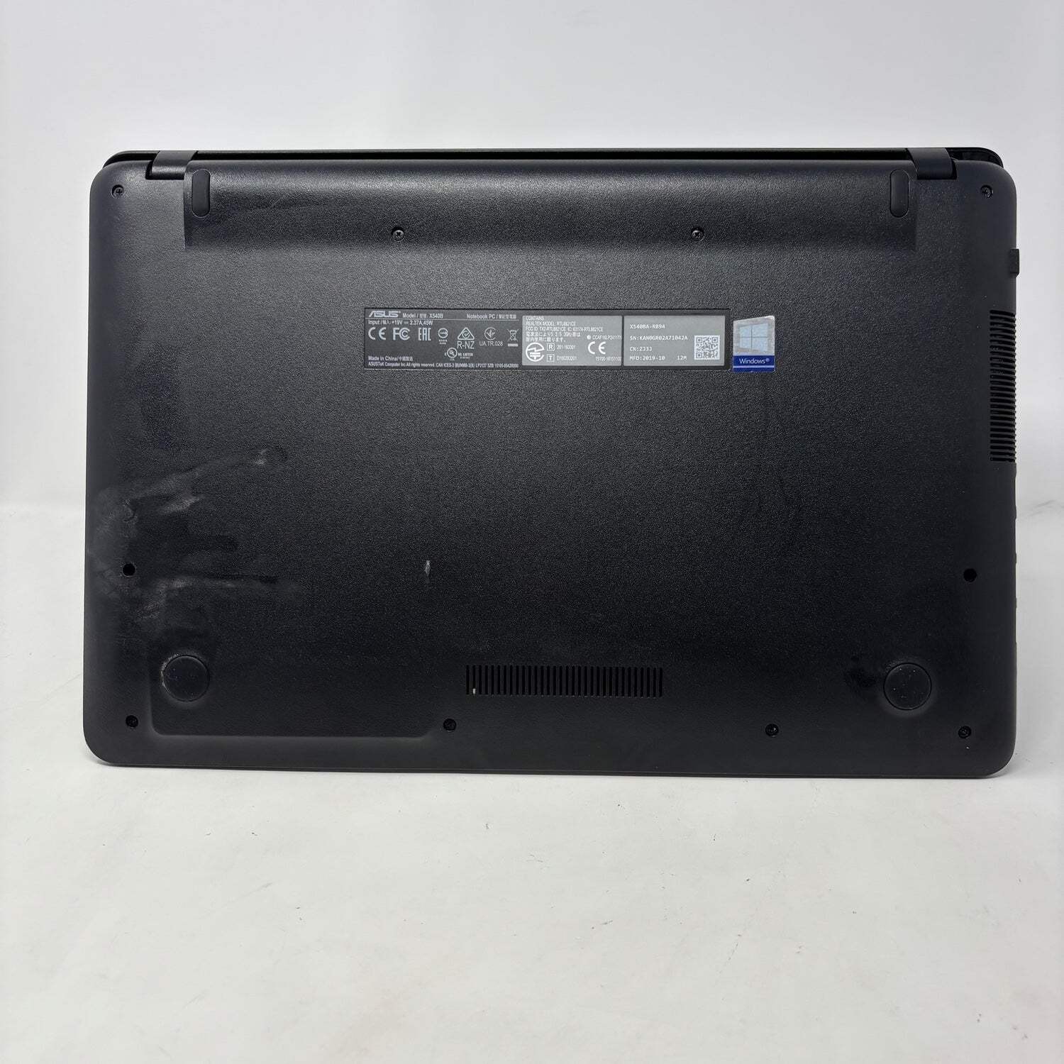Broken Asus Vivobook 15 X540BA 15.6″ A9-9400 3.0GHz 8GB RAM 1TB HDD Bad Bat