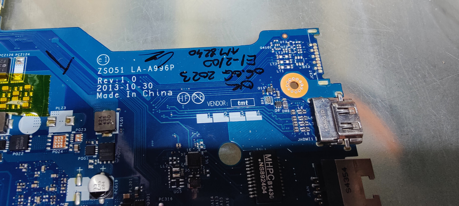 HP 15-H 15-G 255 G3 15-R MOTHERBOARD LA-A996P AMD E1-2100 AMD RADEON HD 8240 #