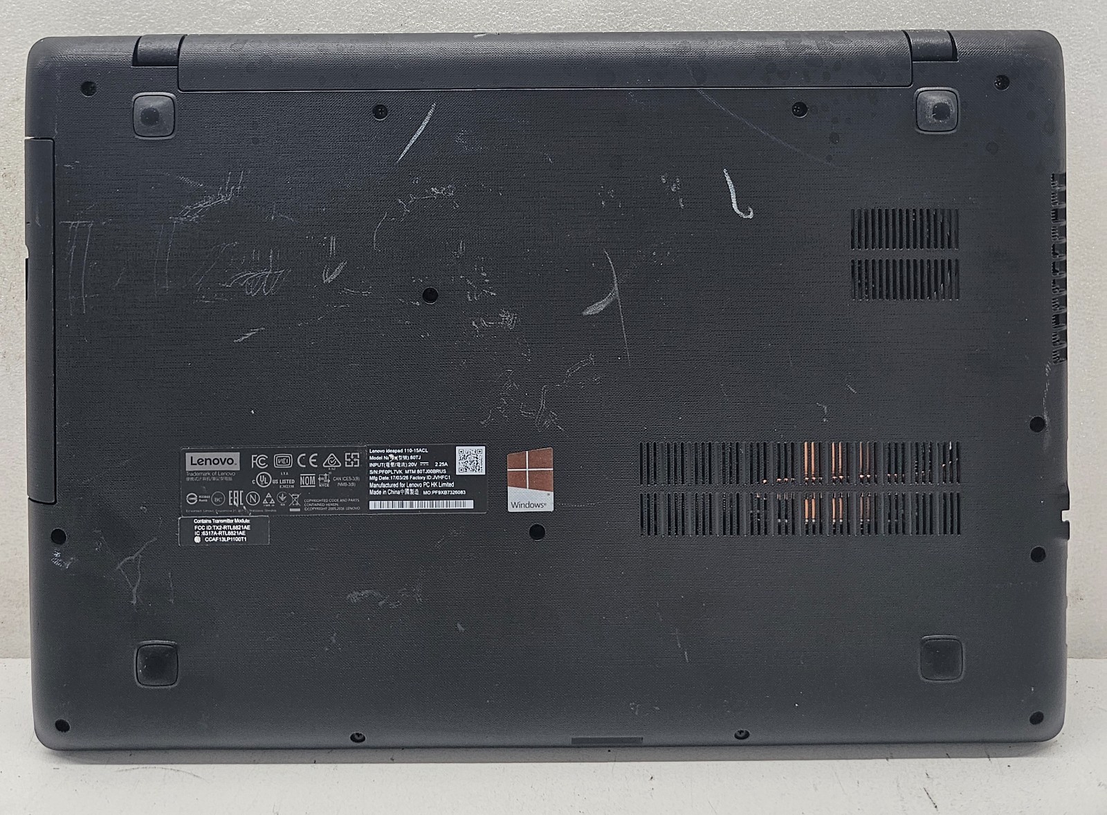 Lenovo IdeaPad 110-15ACL 15.6″ Laptop AMD A4-7210 4GB RAM 1TB HDD NO OS (FL)