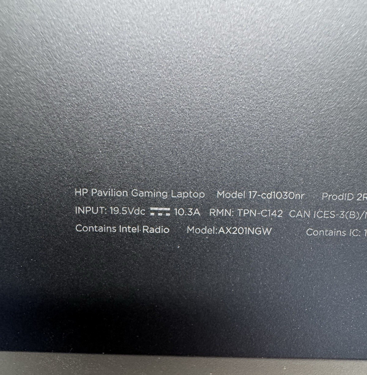 HP Pavilion 17-cd1030nr *17″FHD*i7-10750H 2.6GHz 16GB 256GB *GTX 1660 Ti 6GB