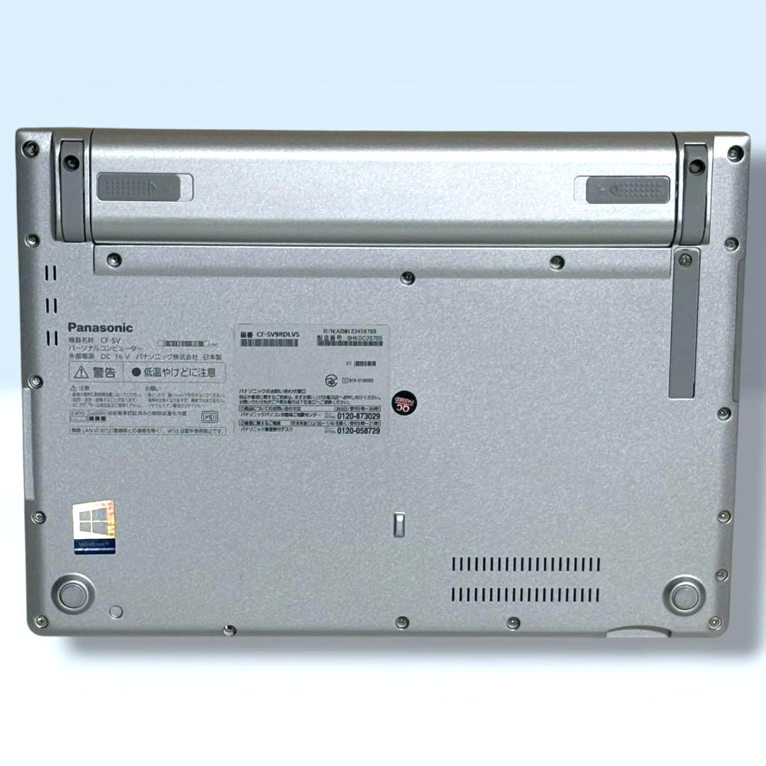 Panasonic Let’s Note CF-SV9RDLV i5-10310U 8GB 256GB SSD 12.1 Win11Pro Used Japan