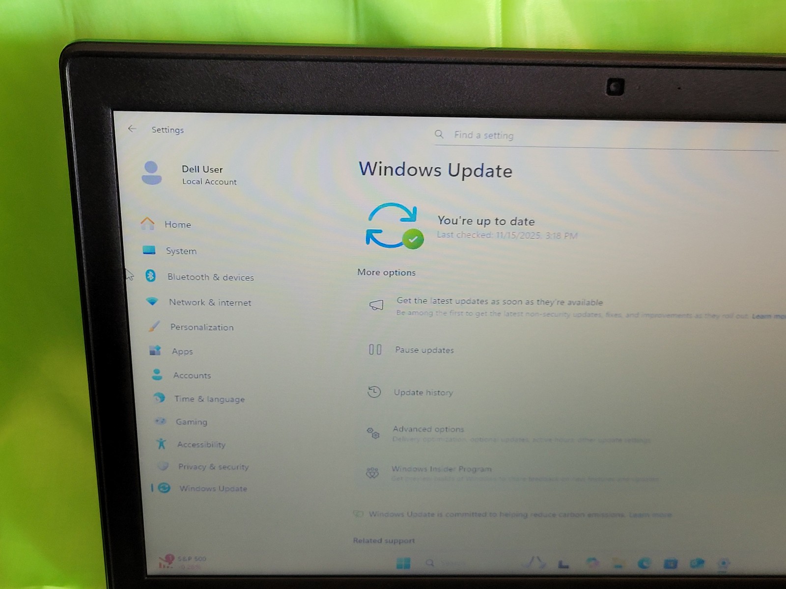 Dell Latitude 3500 32GB 1TB SSD Laptop W11 Pro Intel Core i5-8265u 1.6 GHz 15.5″