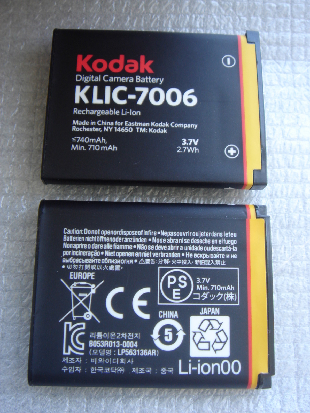 Original Battery Fujifilm Fuji NP-45A/B Finepix J110W J120 J150W J210 J250