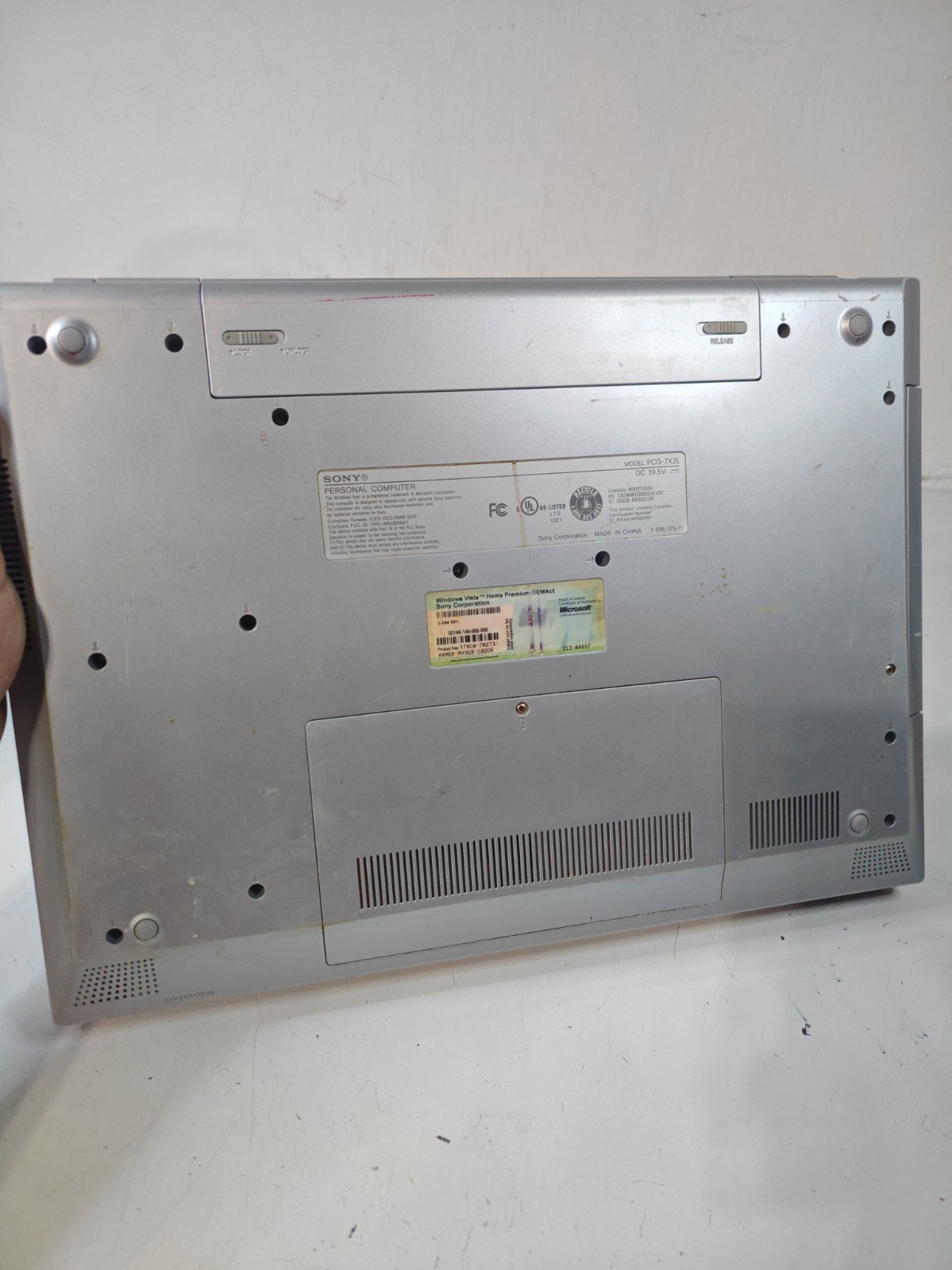 Sony VAIO PCG-7X2L 15″ Intel Pentium Dual Core Windows Vista Not Tested Parts
