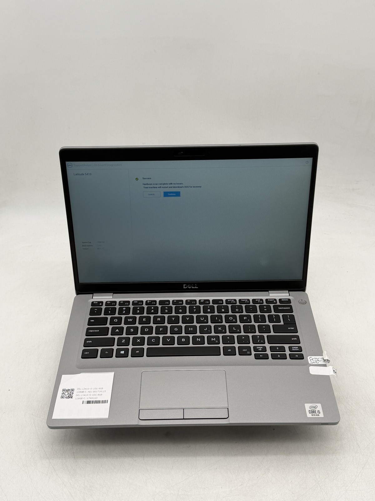 Dell Latitude (5410) 14inch i5-10210U 8GB 128GB -NO OS- Read
