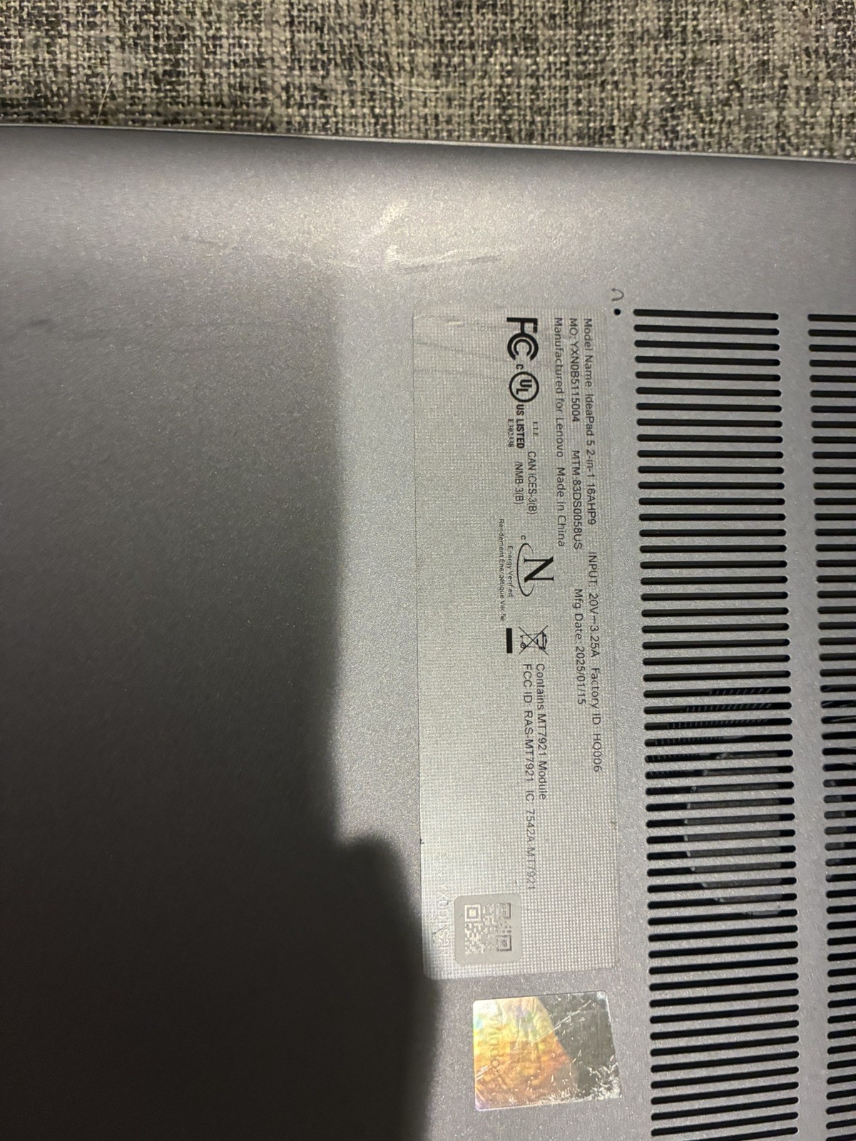Lenovo IdeaPad 5 2-in-1 14AHP9 14″ Ryzen 7 8845HS 3.8GHz 16GB RAM 1TB SSD