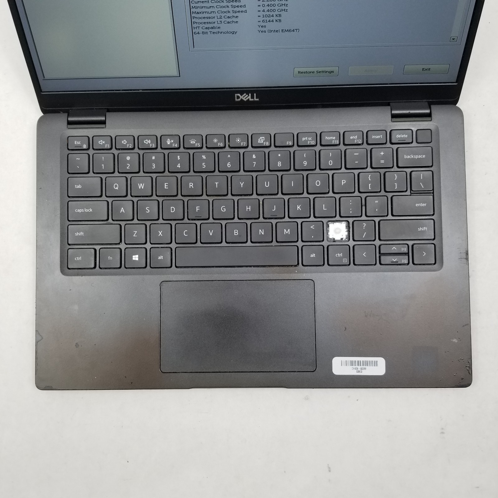Dell Latitude 7410 Laptop i5-10310U 1.7GHz 8GB 256GB SSD No OS 14″ *Read*