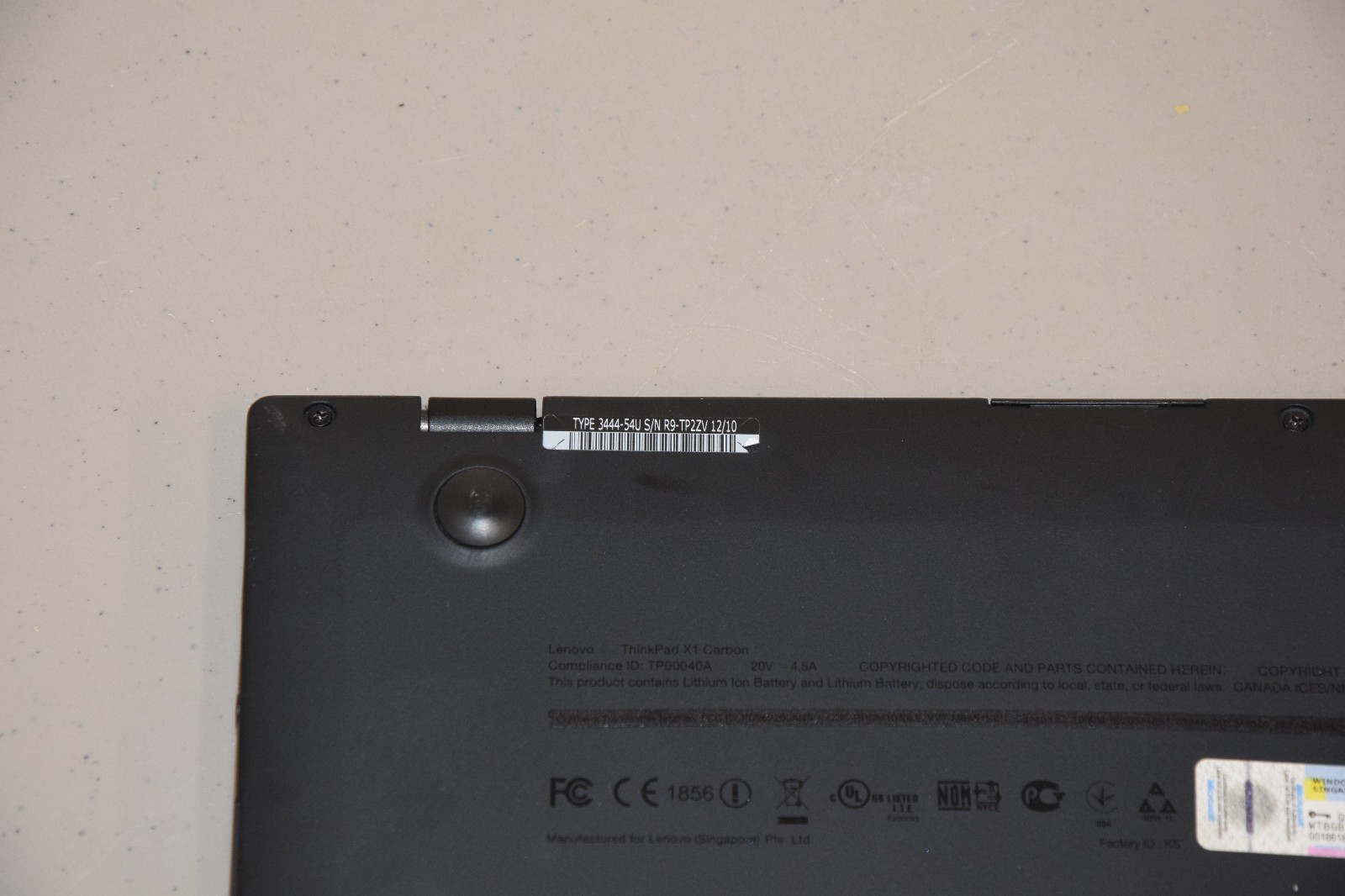 Parts Repair Lenovo Thinkpad X1 Carbon 344454U 14″ Laptop i5-3427U 4GB