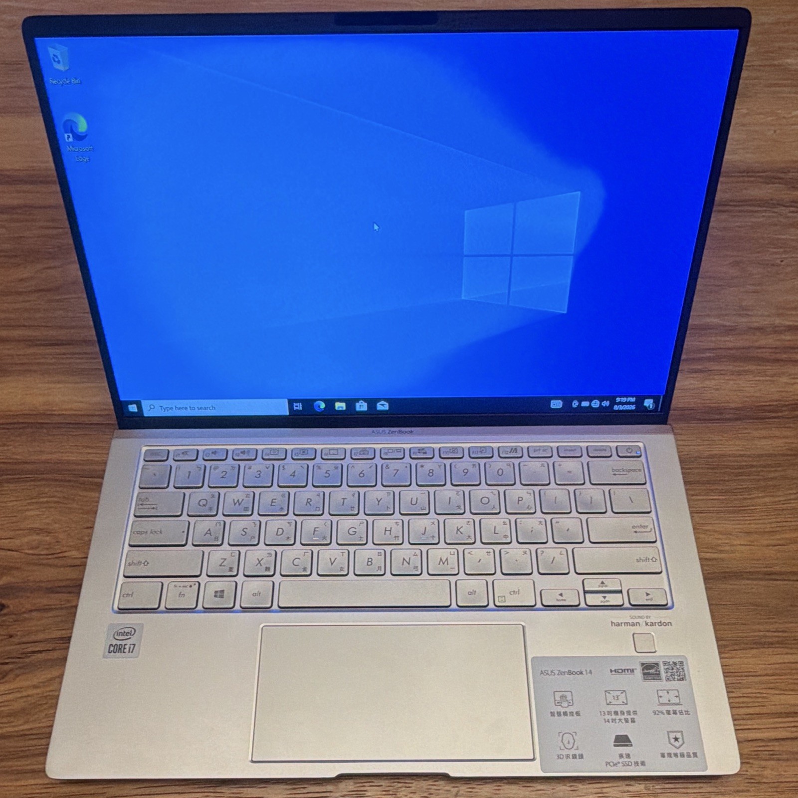ASUS ZenBook 14 UX434FA i7-10810U 32GB RAM 512GB SSD Win10 Pro Tested（01）