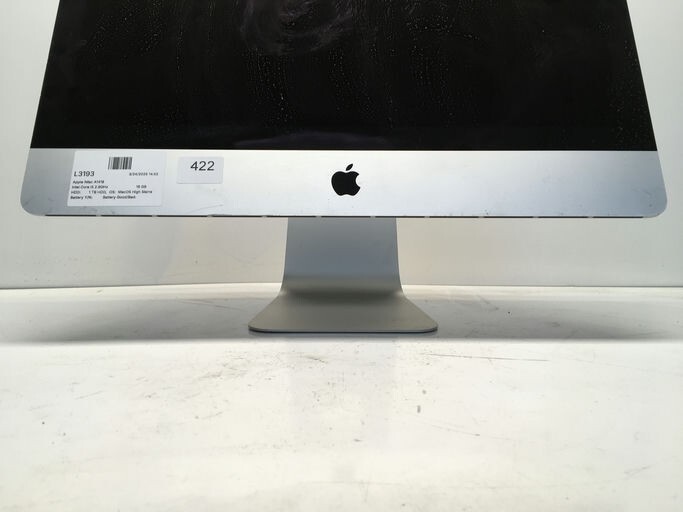 Apple iMac A1418 Intel i5 2.9GHz 16 GB High Sierra 1 TB HDD, 121 GB SSD GT 750M