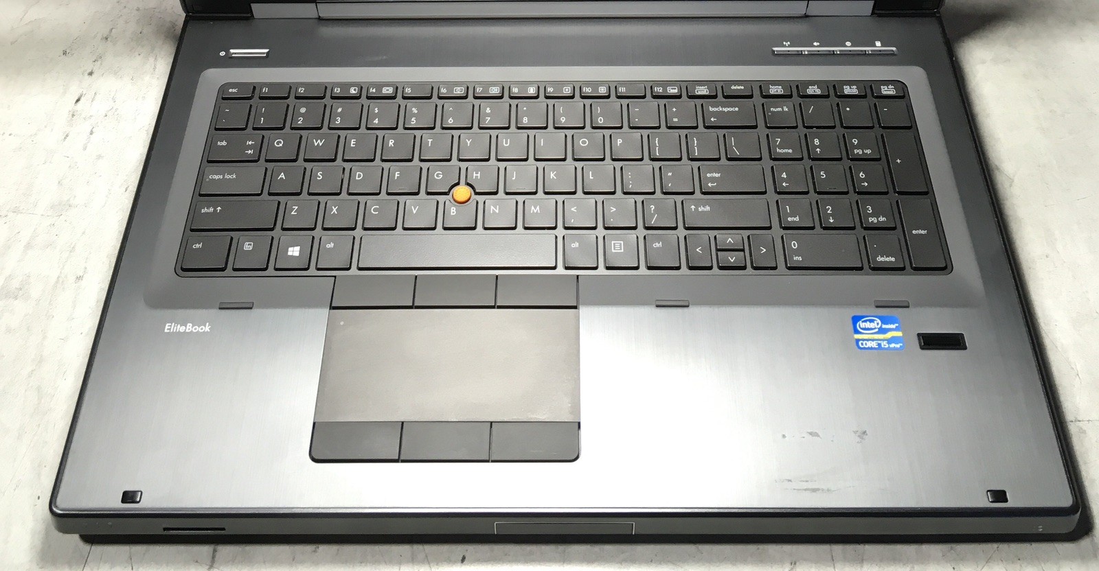 HP Elitebook 8770w Intel i5 vPro 8GB Ram 120GB SSD *DEAD BATTERY/FOR PARTS*
