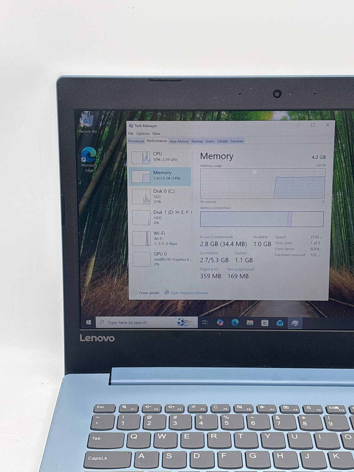Lenovo IdeaPad 320 14″ i3-7100U 4GB RAM 128GB SSD 2TB HDD – For Parts