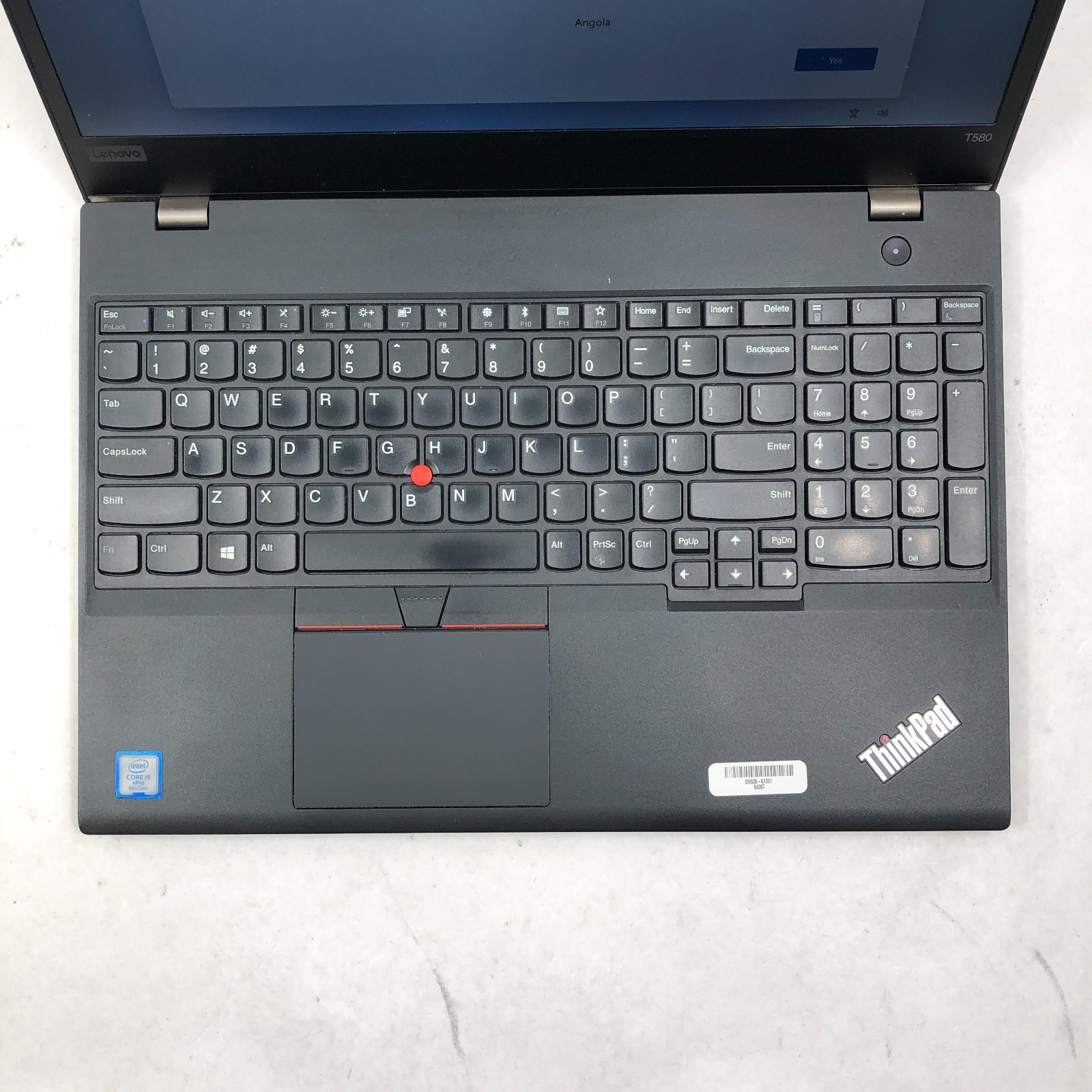 Lenovo ThinkPad T580 Intel i5-8350U 8GB RAM 256GB NVMe 15.6″ FHD Win 11 Pro