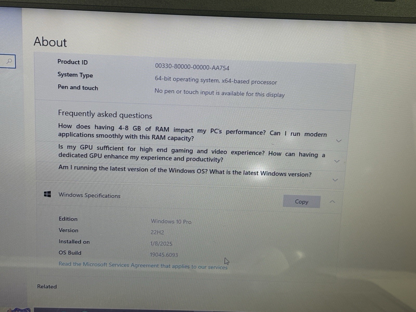 Toshiba Satellite C655 i3 M380 2.53GHz 4GB RAM 298GB HDD WIN 10 PRO *READ*