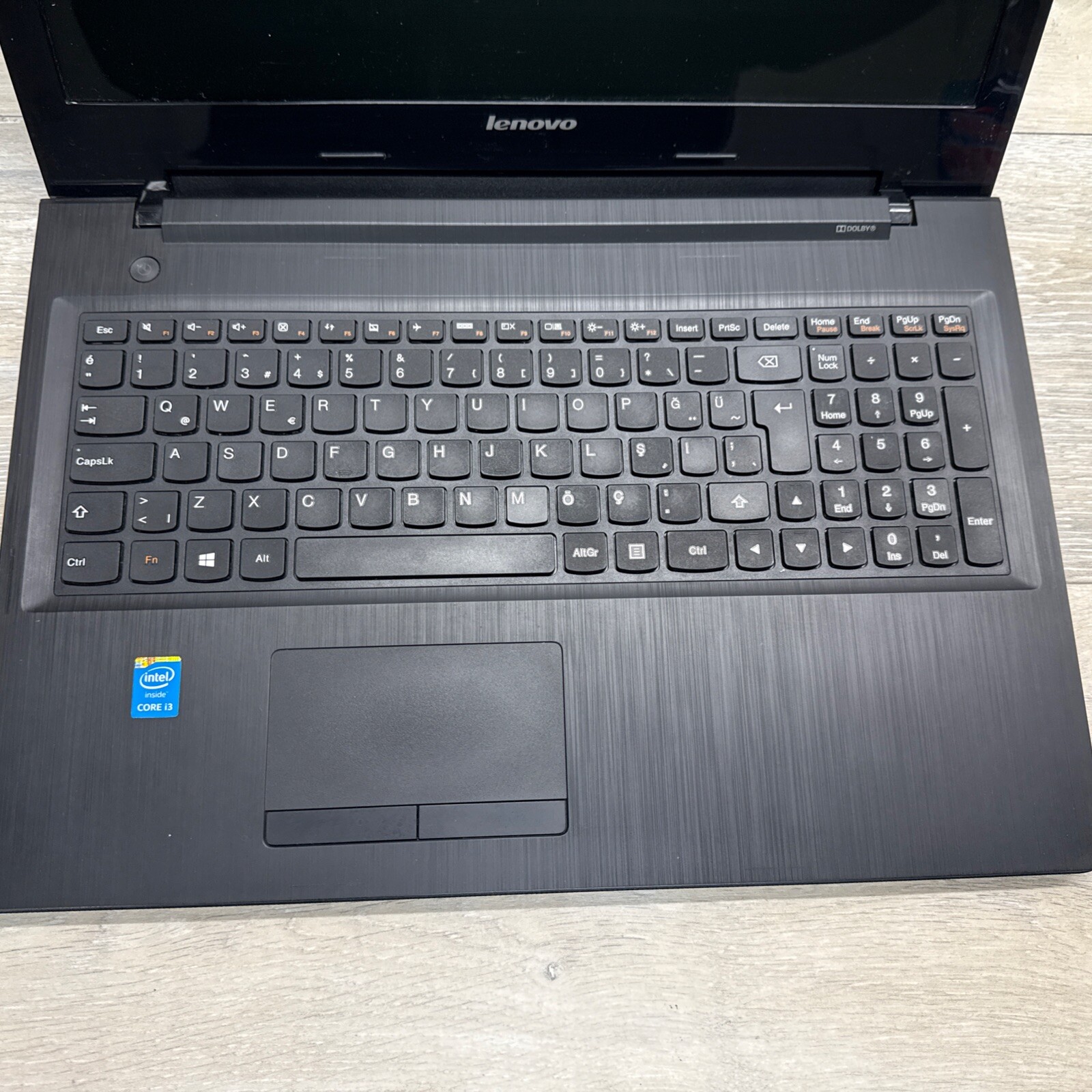 Working LENOVO G50-80 15.6in Screen 590GB HD 4 GB RAM i3-4005U For Parts Repair