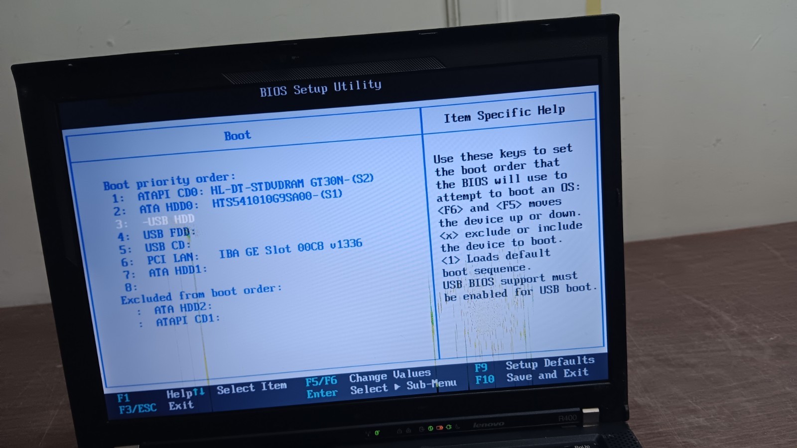 IBM Lenovo ThinkPad R400 Laptop core 2 Duo 100 GB HD Windows XP 14″ LCD Parts