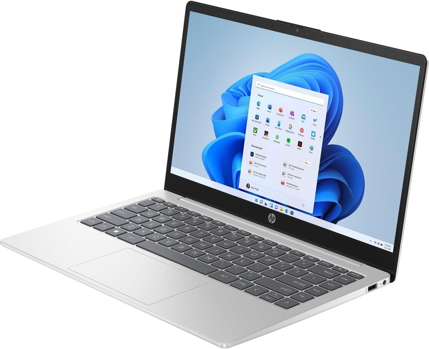 HP 14″ FHD Laptop, Intel 4-Core N200, 16GB RAM, 128 UFS+1T SSD, Backlit KB Win11