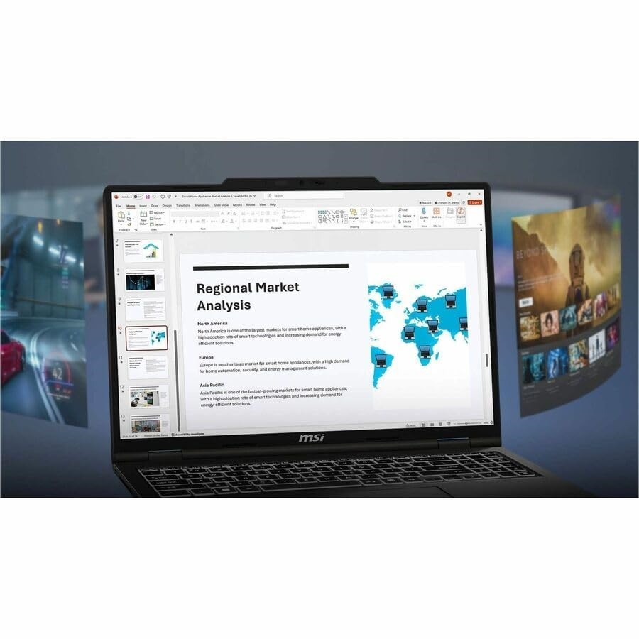 MSI Venture A16 AI A2HMTG043US 16″ Touchscreen FHD AMD Ryzen 9 32GB SSD Gray W11