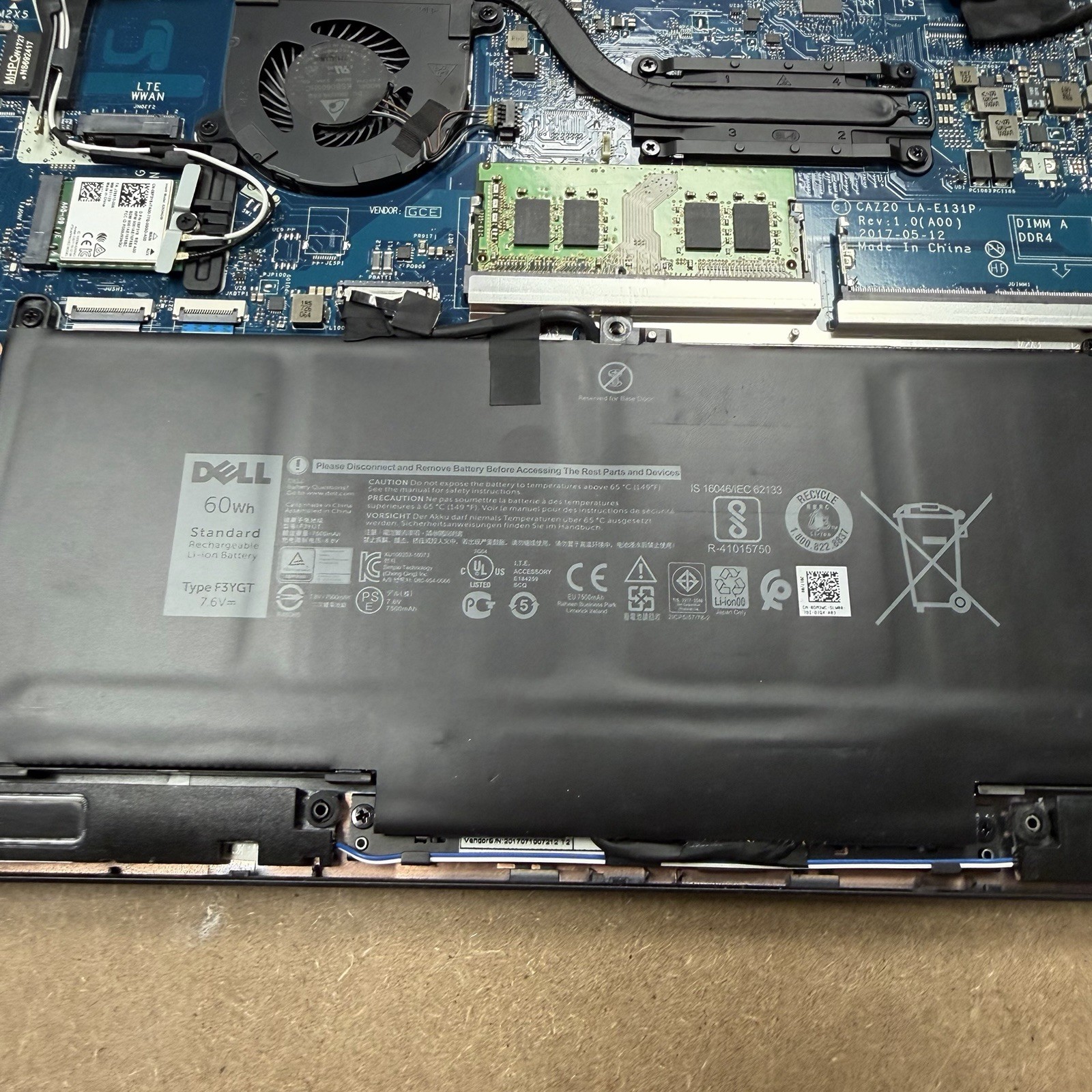 Dell Latitude 7480 Laptop – Intel Core i7-6600U @2.60GHz 8GB RAM