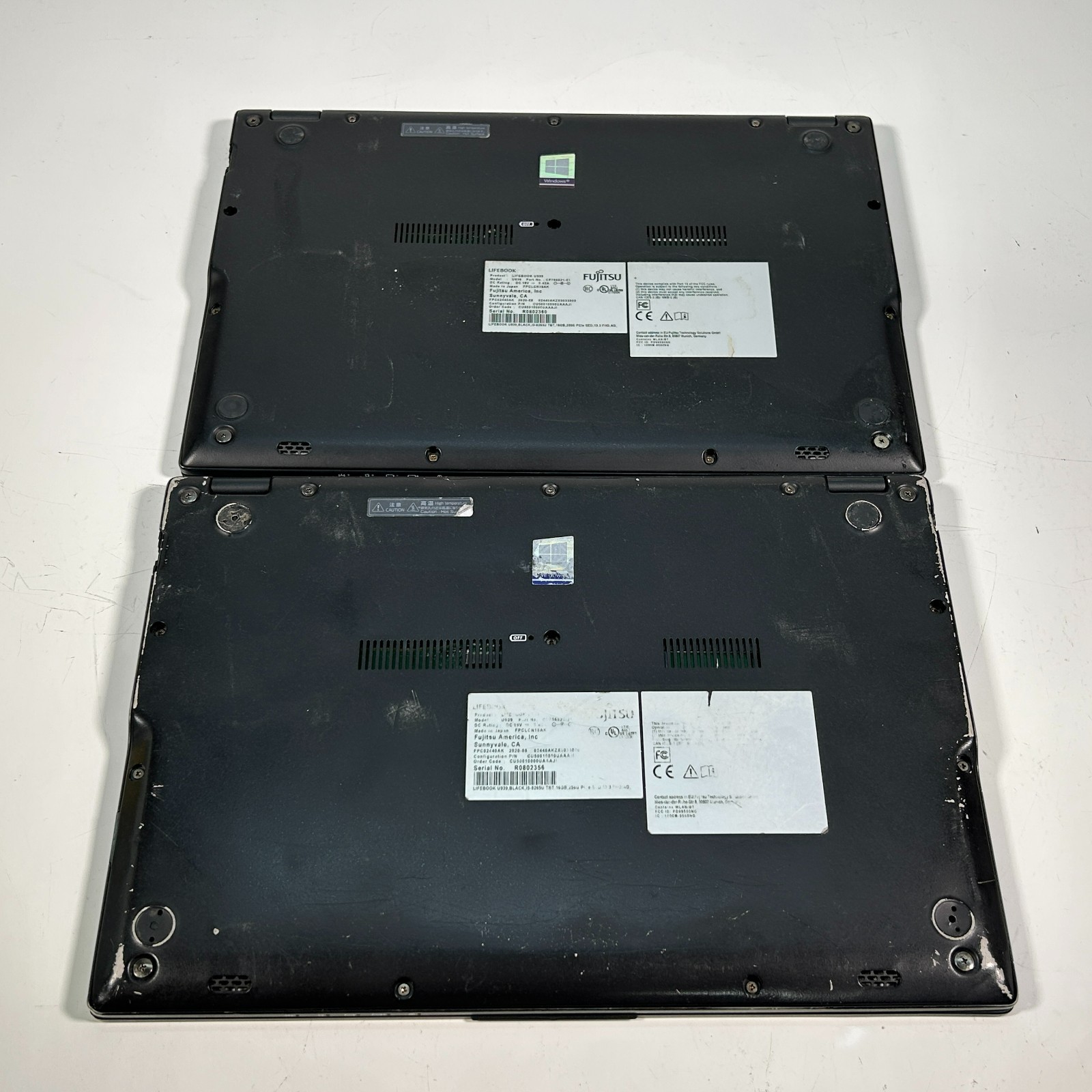 Fujitsu LifeBook U939 Intel i5-8265U 16GB RAM 256GB NVMe NO OS Lot of 2 Read
