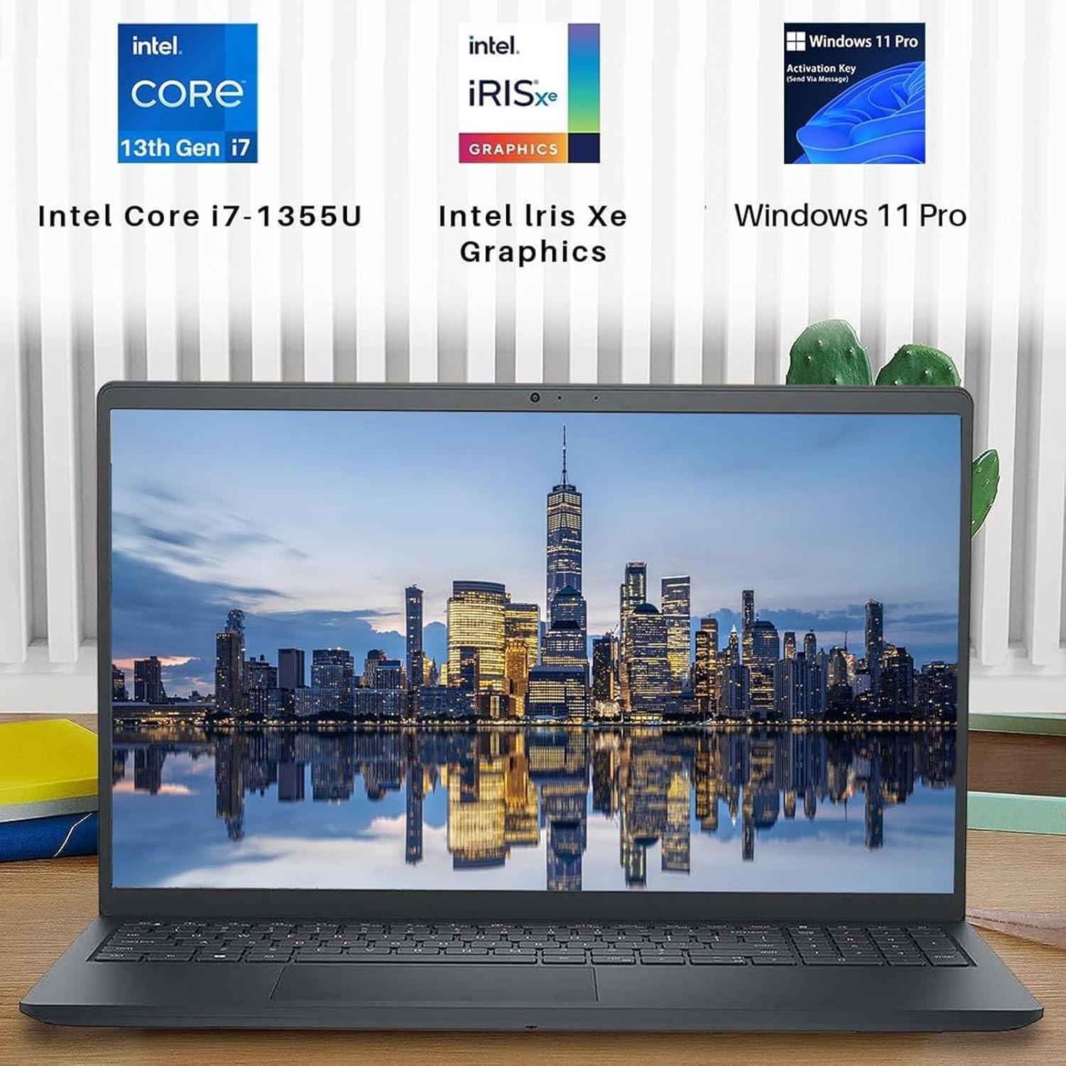 Dell Inspiron 15.6″ Touchscreen Business Laptop, Intel Gen i7-1355U, 16GB, 1TB