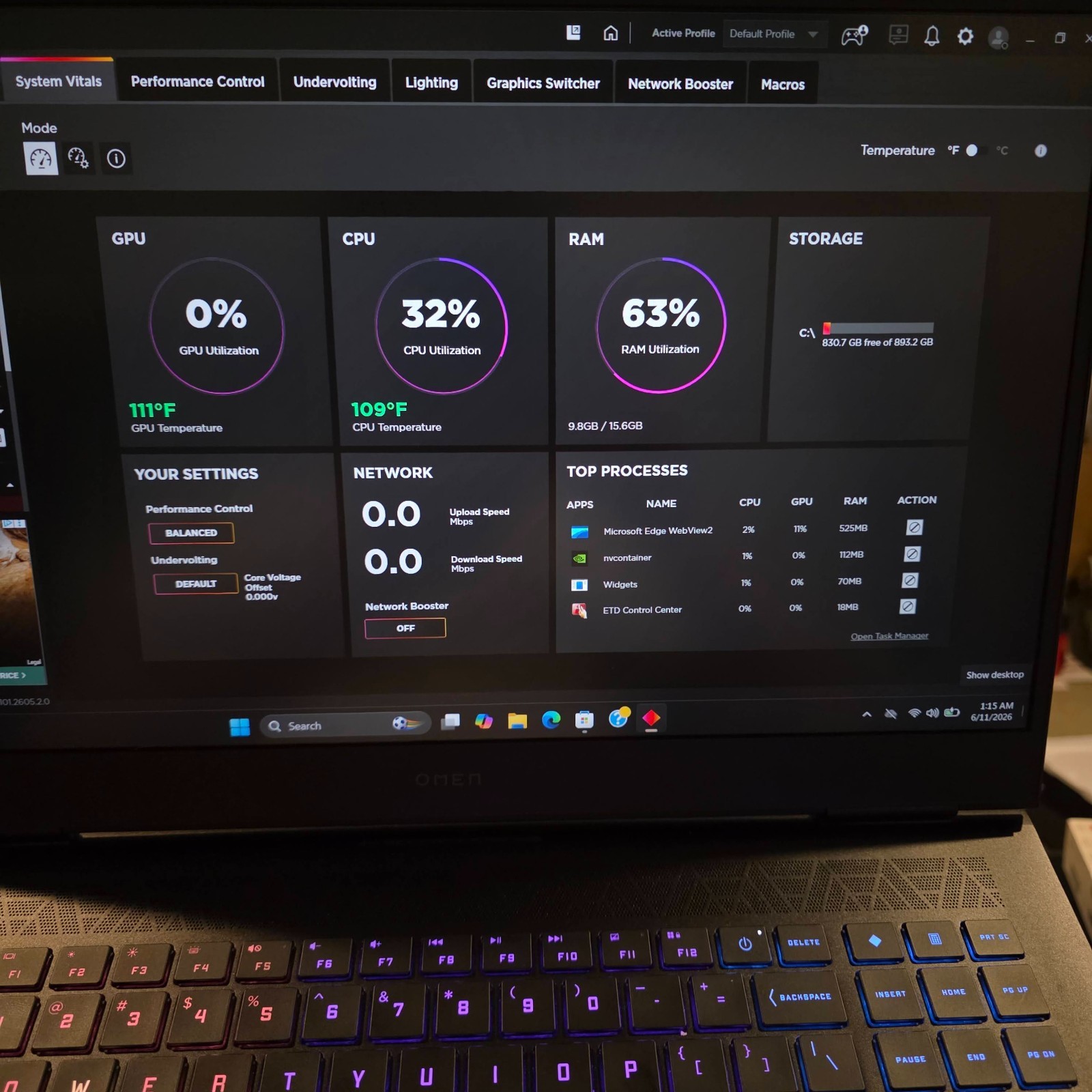 HP Omen 17.3″ 1080P 144Hz i7-13700HX 16GB 1TB SSD RTX 4060 140W 8G DDR6 Fast SH