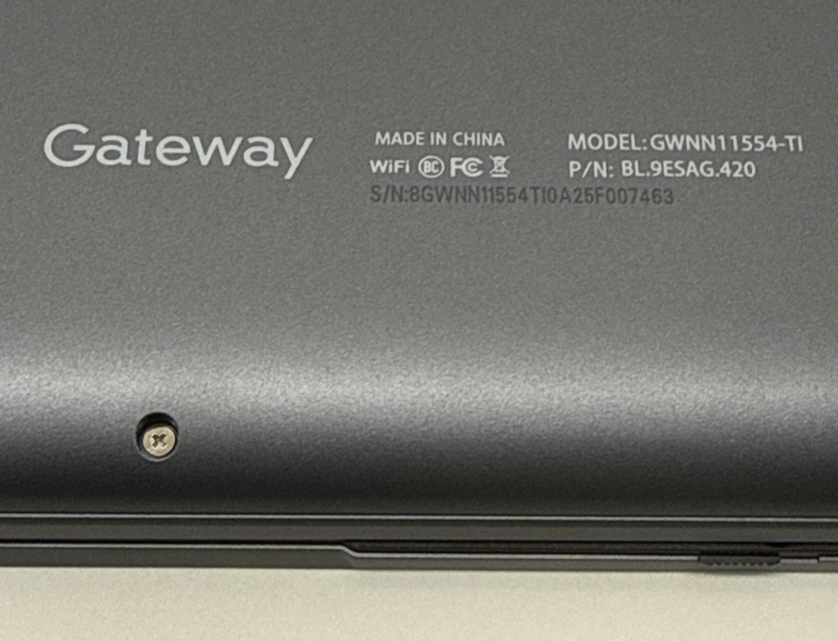 Gateway 15.6 FHD Laptop Intel N100 4GB RAM 128GB SSD Windows 11, Black