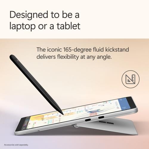 Microsoft Surface Pro Copilot+ PC Platinum + Surface Slim Pen 2 Violet