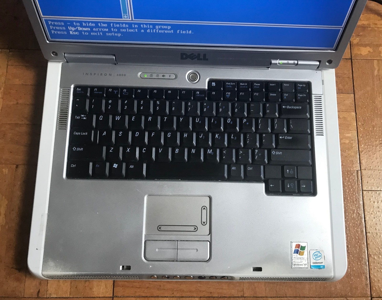 Dell Inspiron 6000 Intel Pentium 1.50GHz 2 Gig Ram 20GB HDD (No Charger ) AS IS