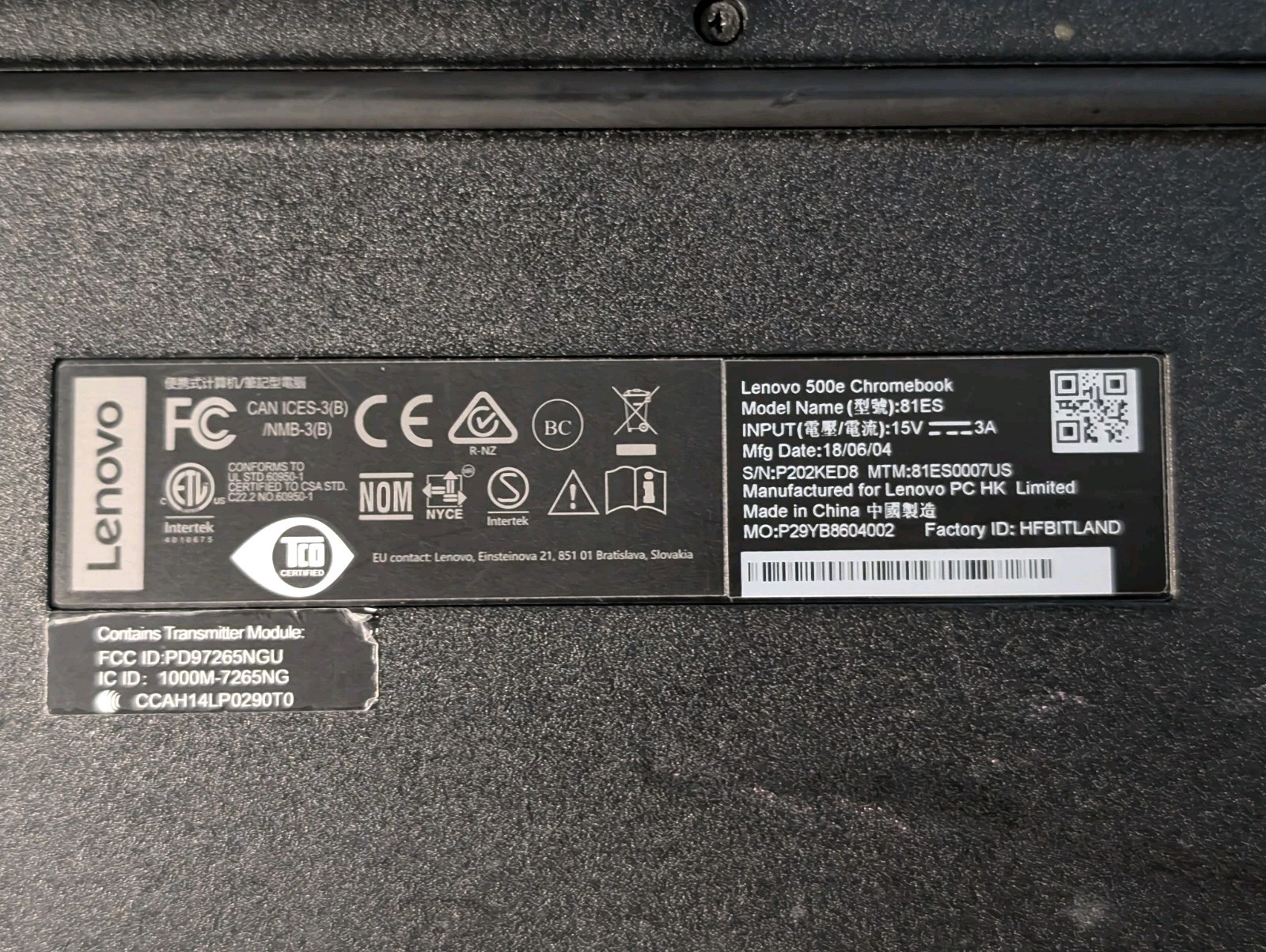 Lot 2x Lenovo Ultrabook X250 i7 and Chromebook 500e