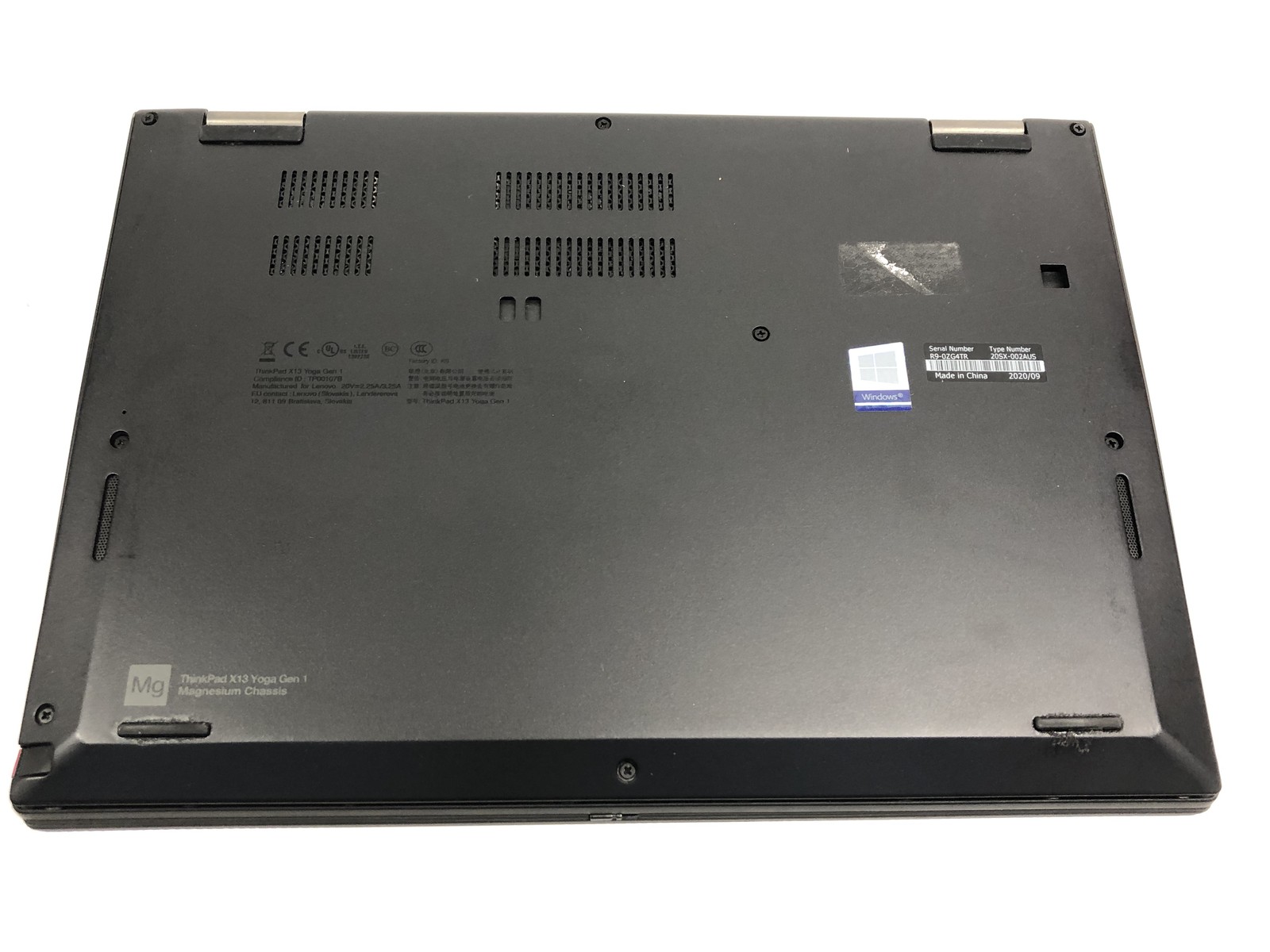 Lenovo ThinkPad X13 Yoga Gen 1 i5 10th 8GB RAM No Storage No OS