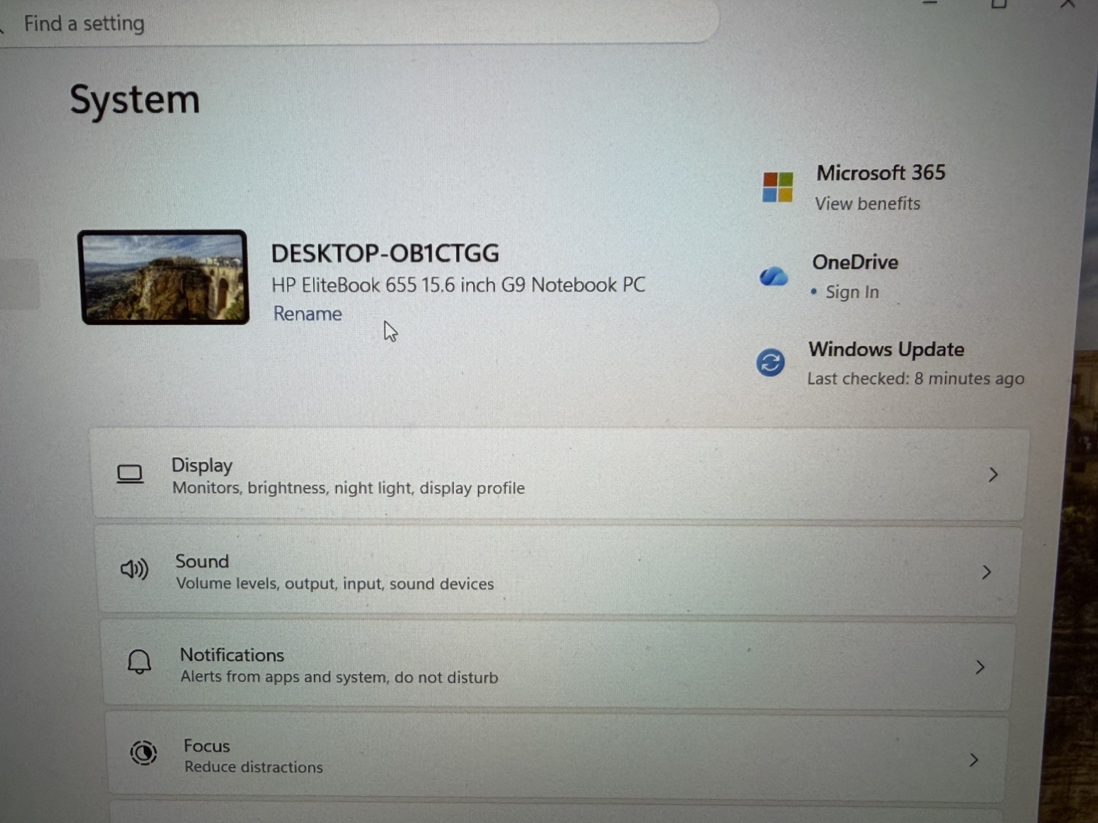 HP ELITEBOOK 655 (G9) 15.6″ HD AMD RYZEN 5 PRO 512GB SSD 16GB RAM WIN11 Pro